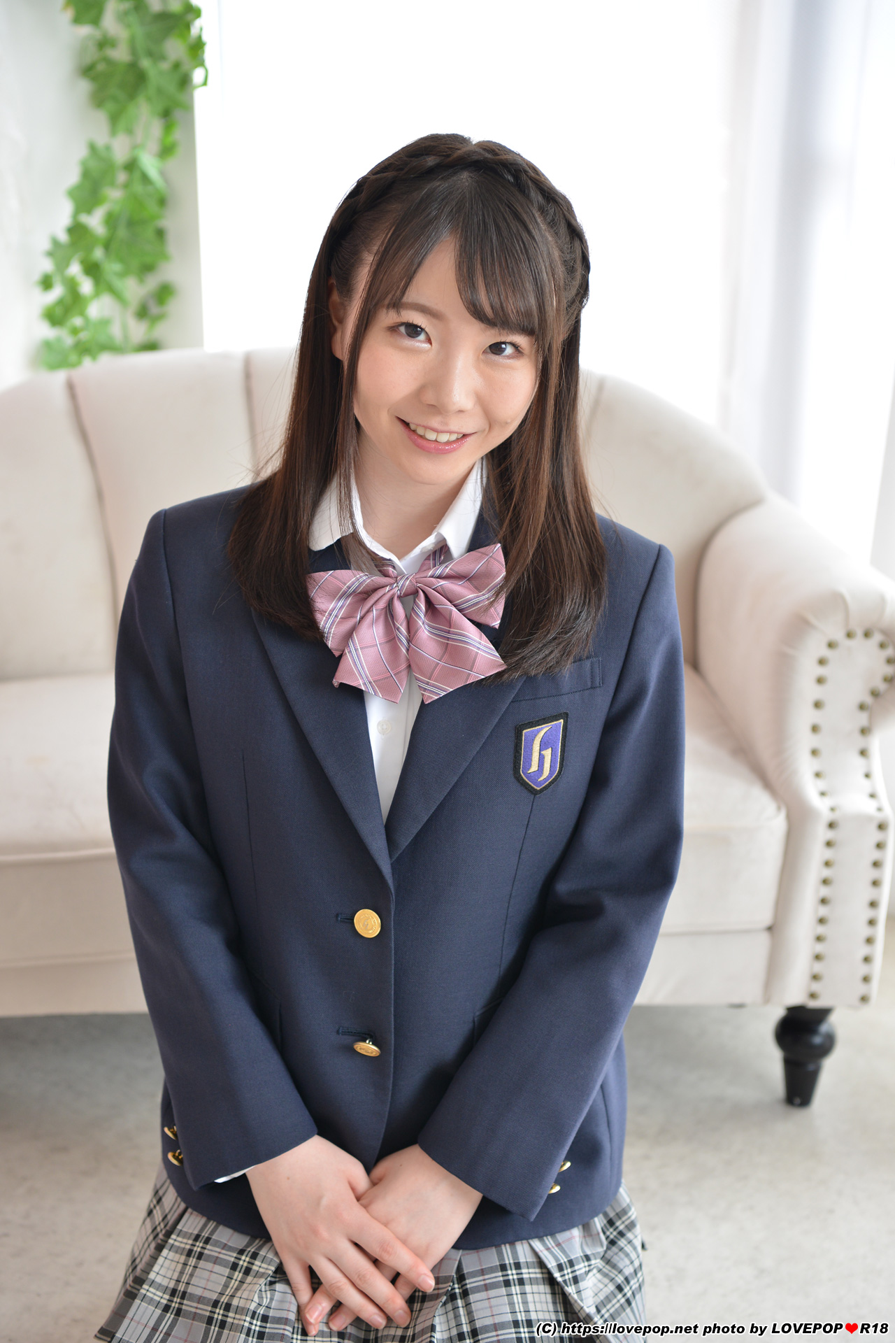 [Lovepop] Kozue Fujita 藤田こずえ - No.L-0690 Photoset #006 School Uniform (Blazer)
