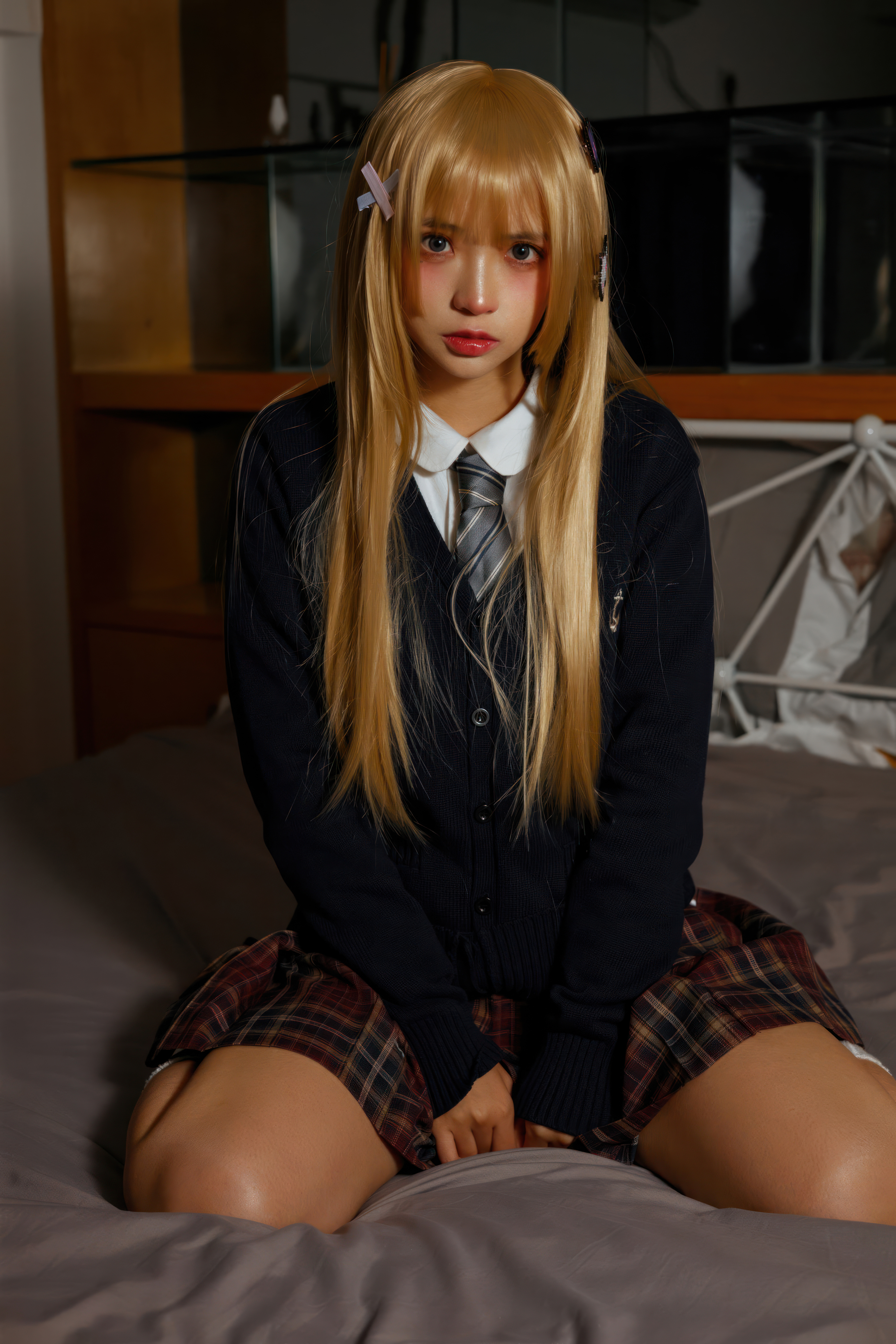 [Cosplay] 疯猫ss 黑皮JK