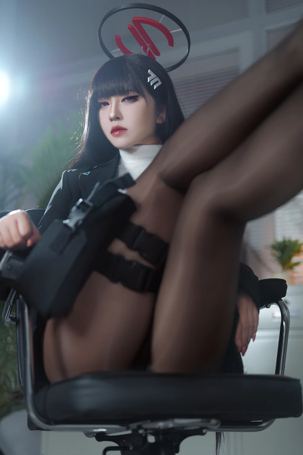 Cosplay 半半子Banbanko – 碧蓝档案 调月莉音