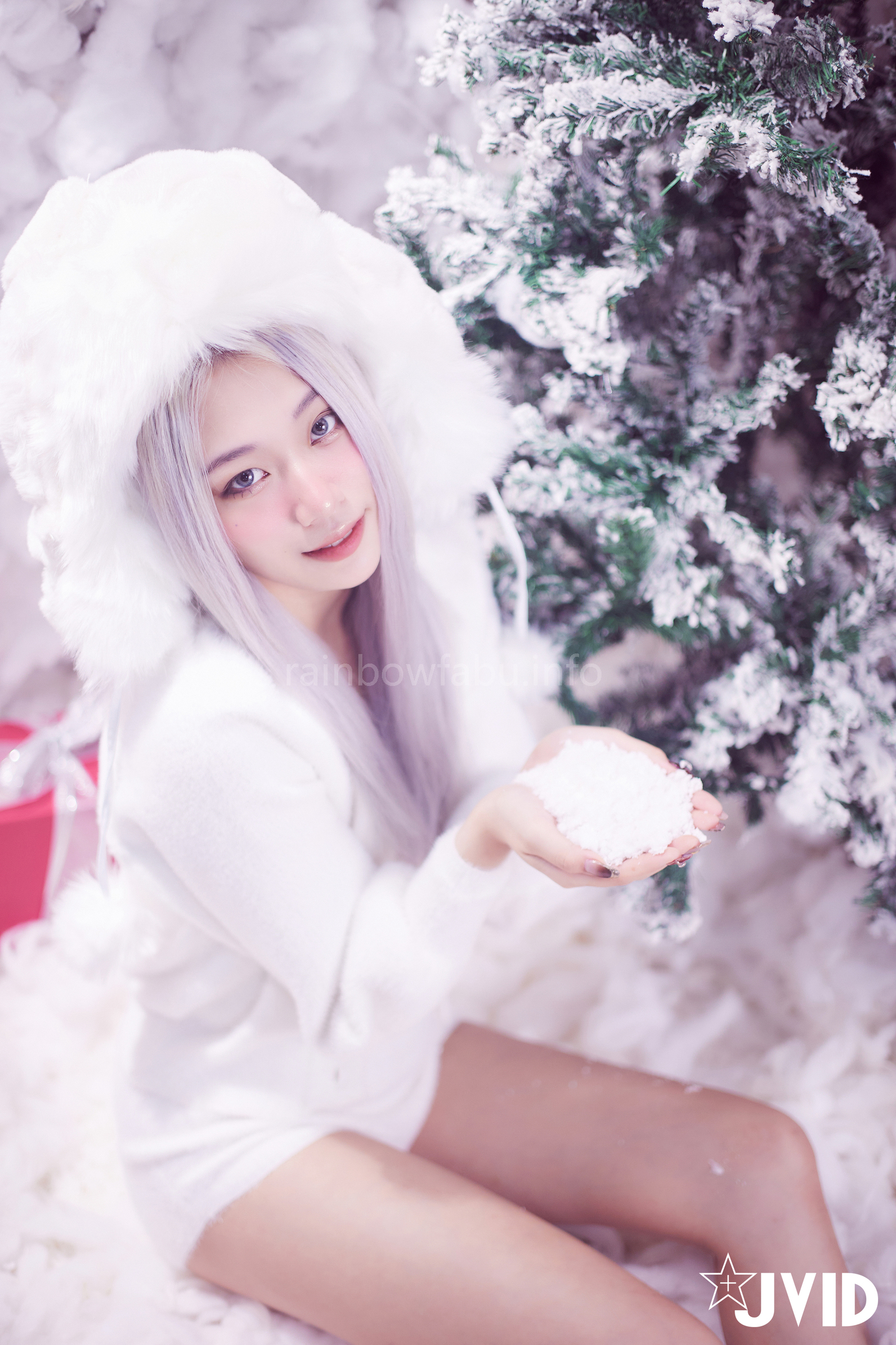 [JVID] Verna – 性感的愛死寂寞人雪女Verna陪你度過聖誕寒冬