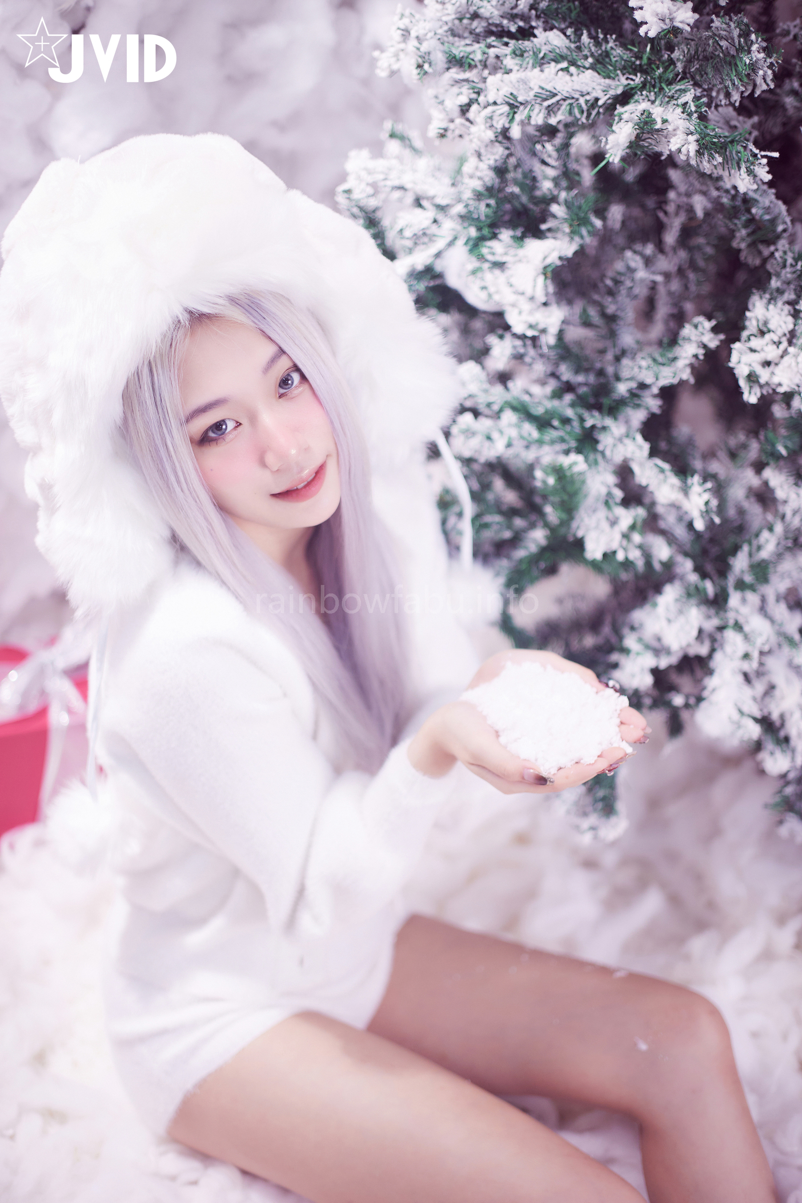 [JVID] Verna – 性感的愛死寂寞人雪女Verna陪你度過聖誕寒冬