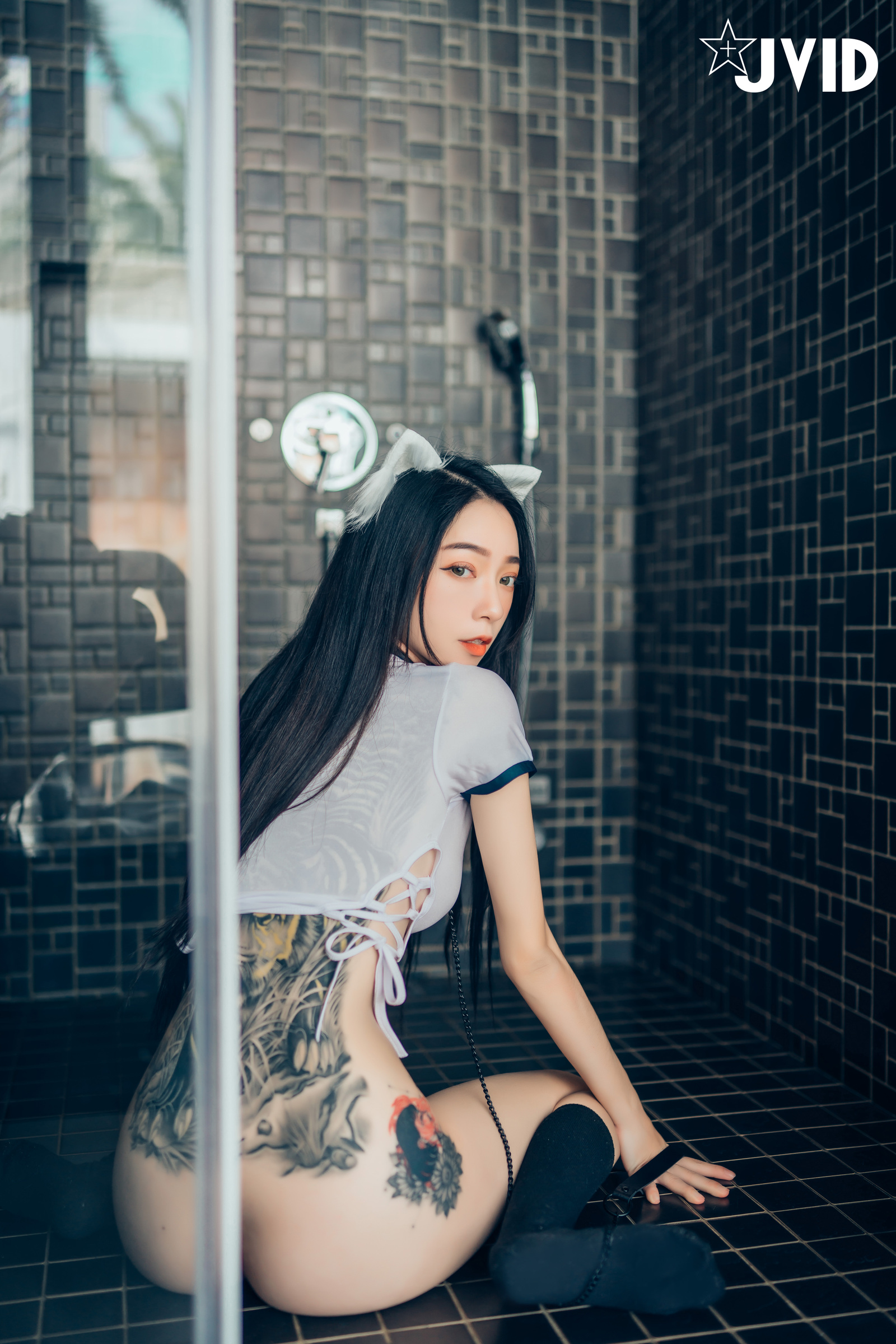 [JVID] 飘飘 – 猫娘女友-全真空死库水女仆-足控-激凸透点