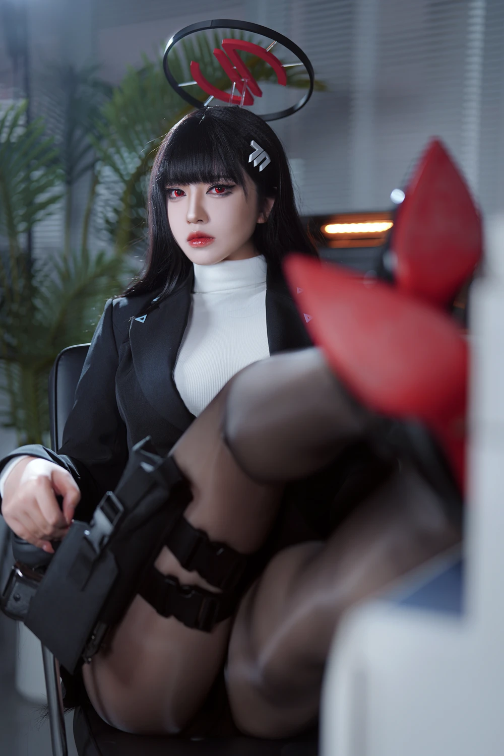 Cosplay 半半子Banbanko – 碧蓝档案 调月莉音