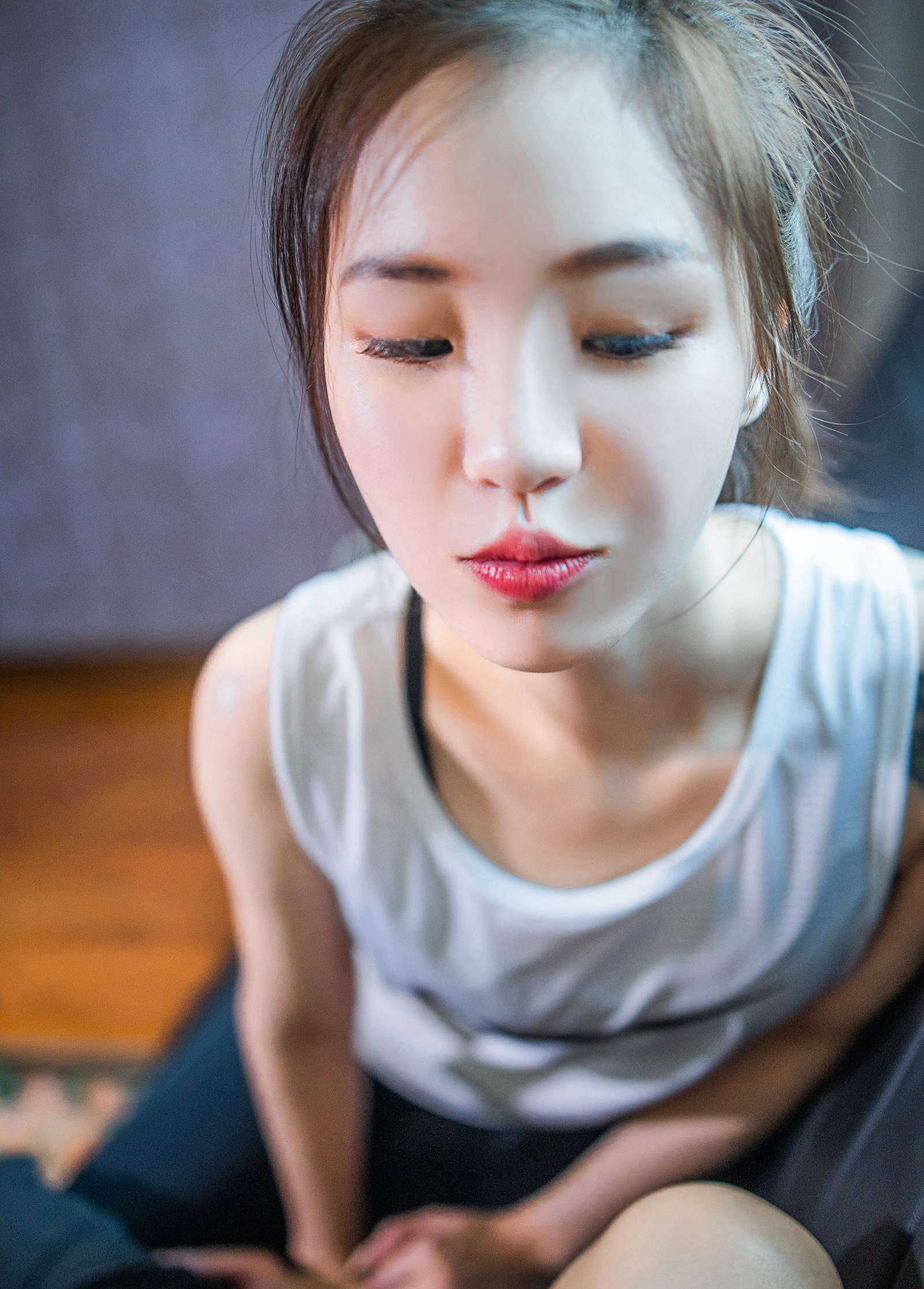 [JVID] Catlin – 高校初恋女生-运动后Sex-約打籃球-卻被好友偷約去旅館