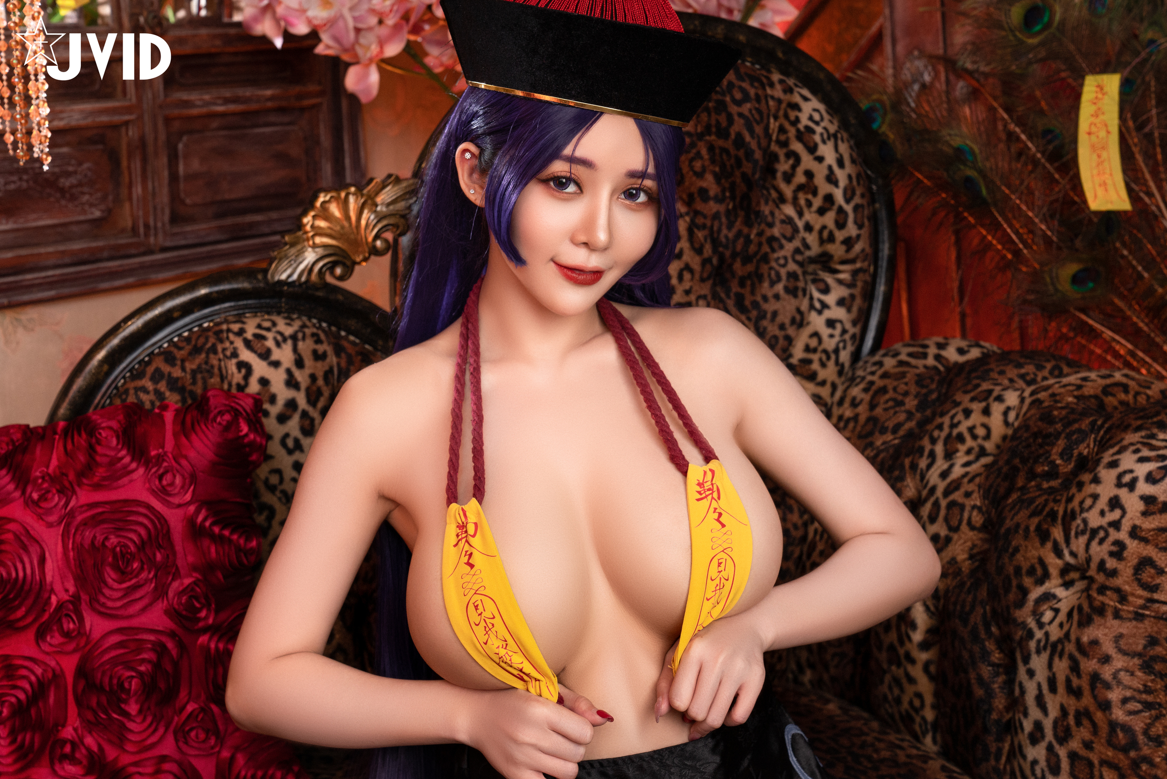 [JVID] 甜心幫 ღ 安希 – 菰蒲風動縱斜影，殭屍奶光安希膣得液滿