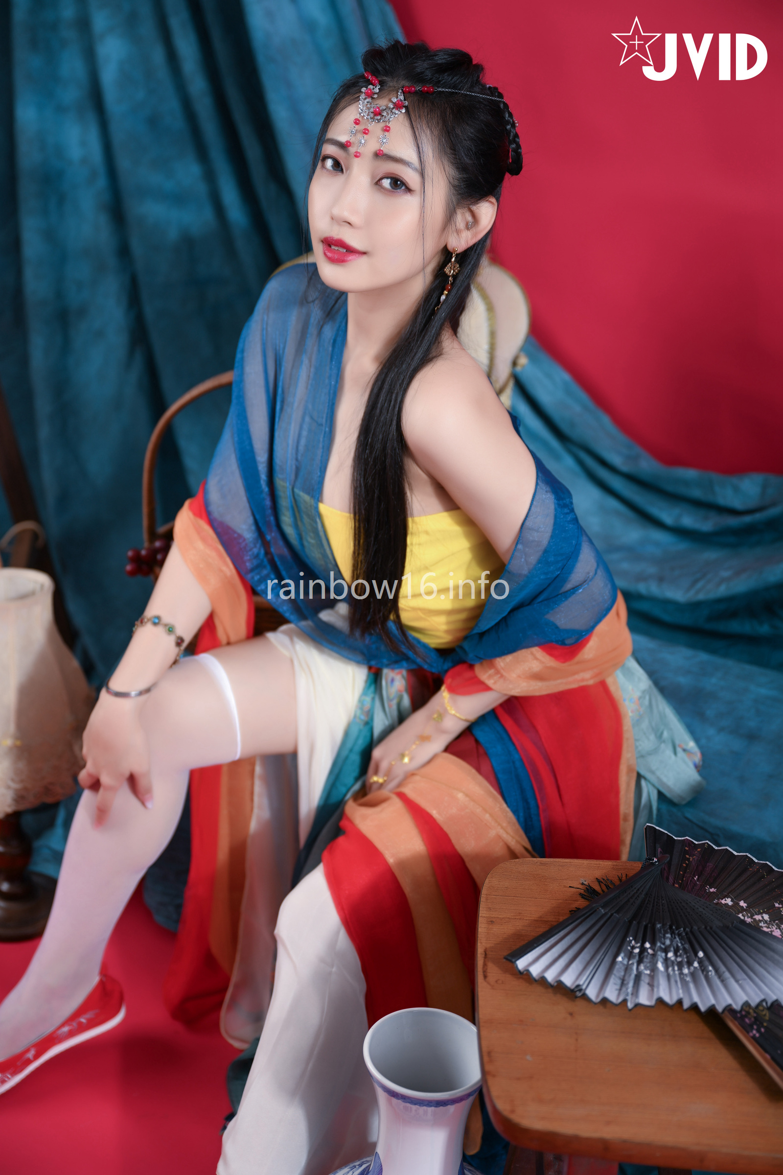[JVID] 夏暮光 – 女神暮光敦煌風格造型服飾首度嘗試,飛越天際穿梭時空與你來場空前未有的愛戀滋味～