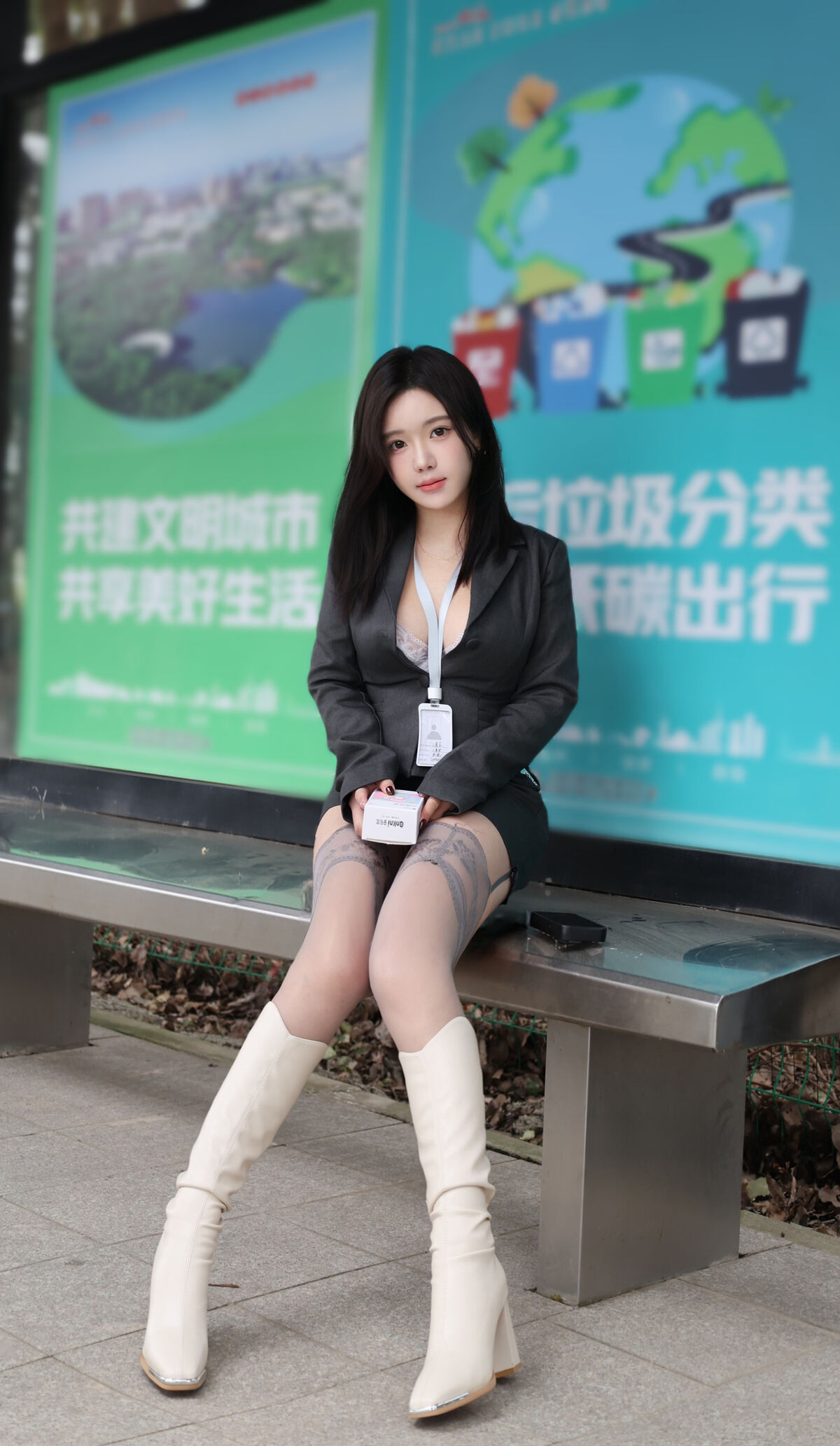 内购无水印 Xiao Shu Tiao Nienie 小薯条nienie - 秀人网模特 情趣内衣