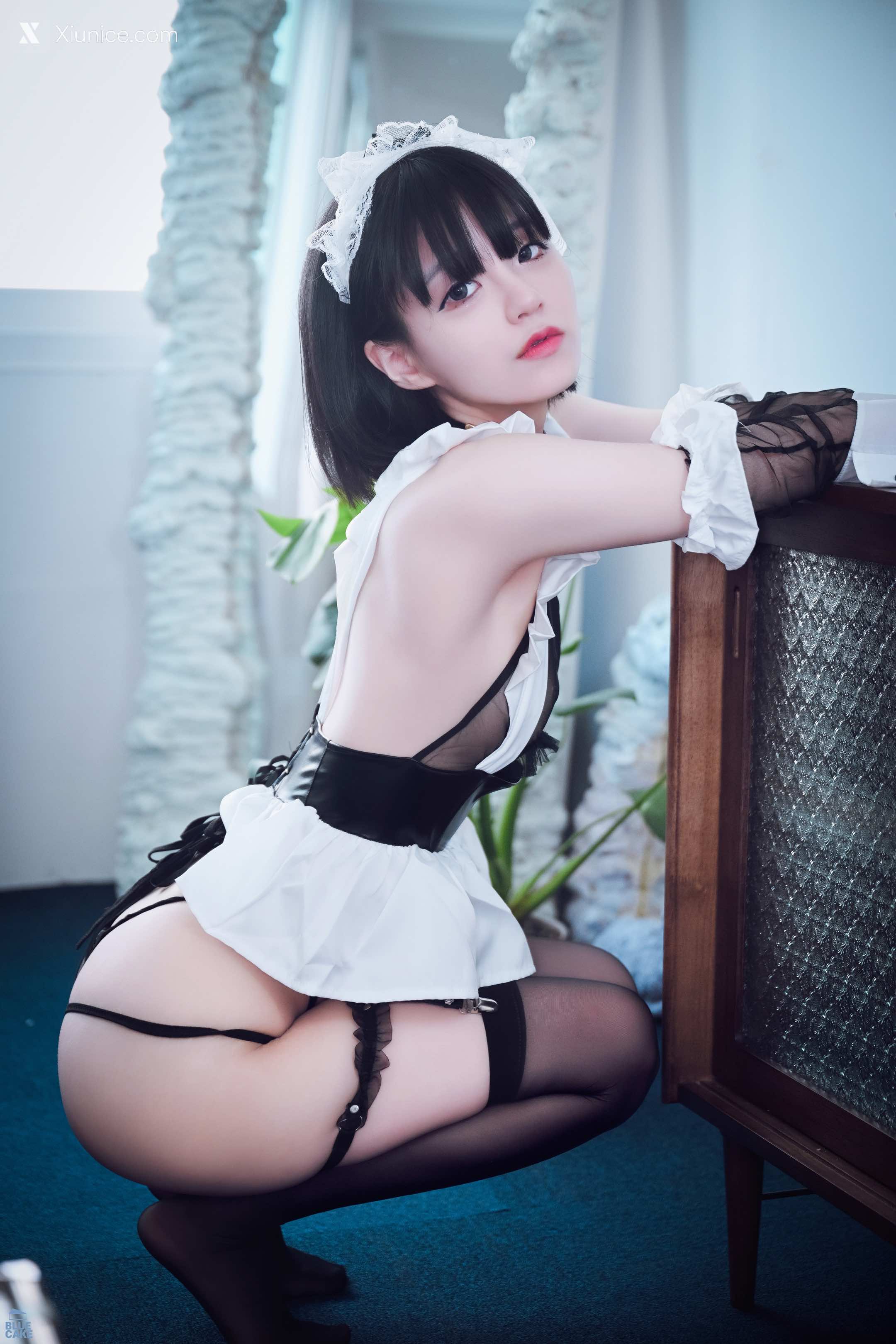 BLUECAKE Jeong Jenny (정제니) – Maid Cosplay 4K