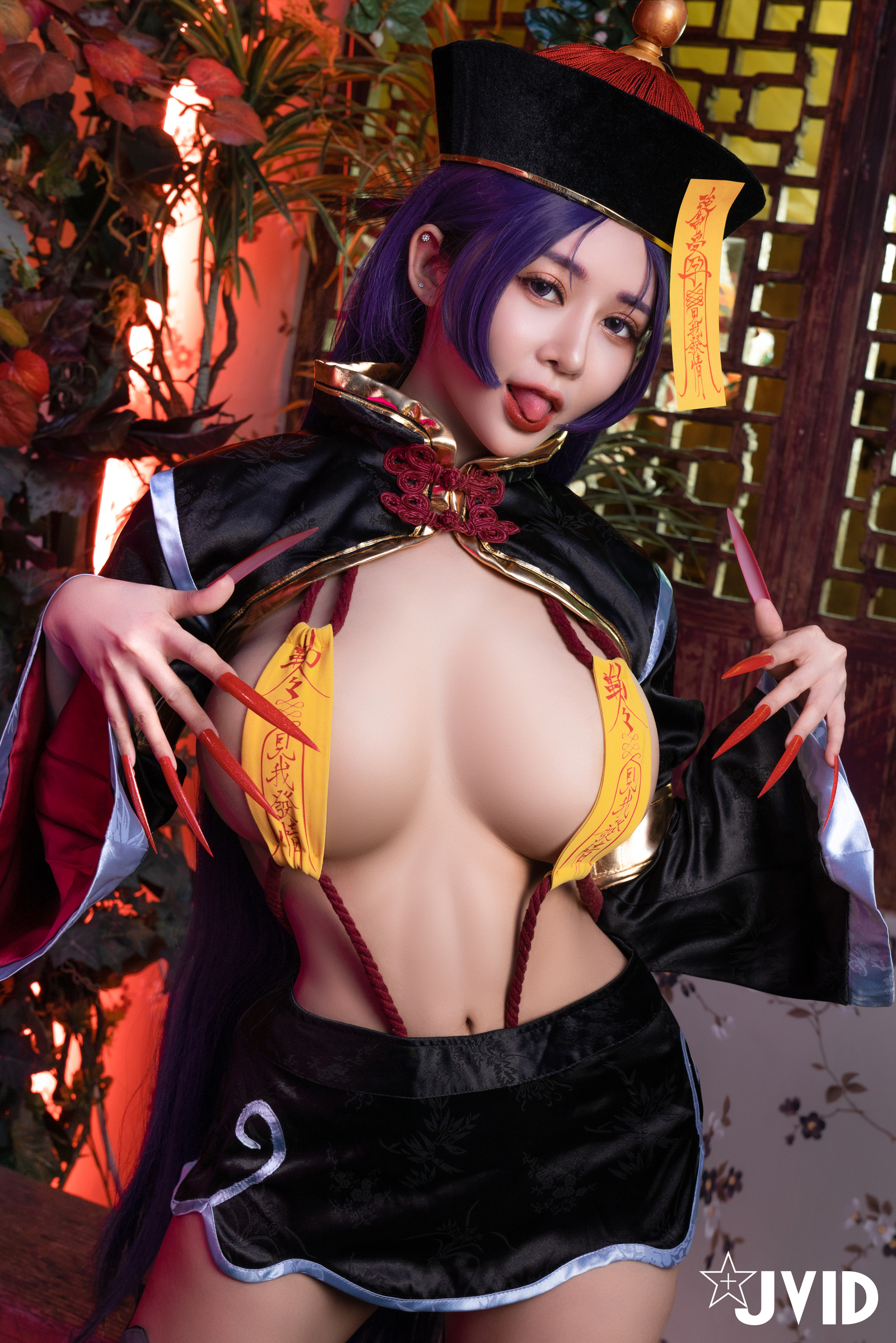[JVID] 甜心幫 ღ 安希 – 菰蒲風動縱斜影，殭屍奶光安希膣得液滿