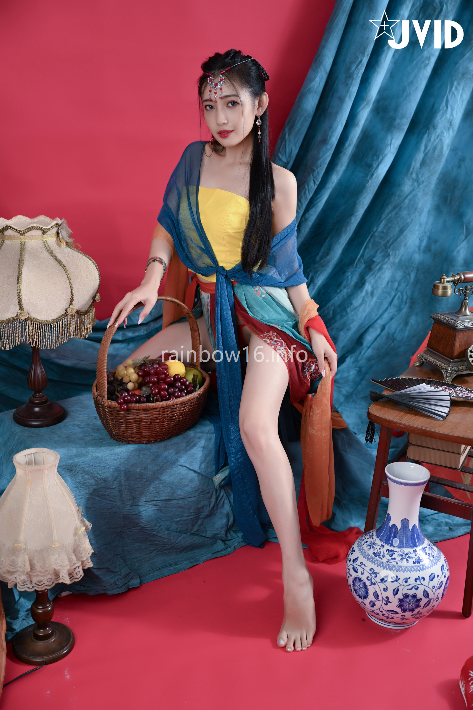 [JVID] 夏暮光 – 女神暮光敦煌風格造型服飾首度嘗試,飛越天際穿梭時空與你來場空前未有的愛戀滋味～