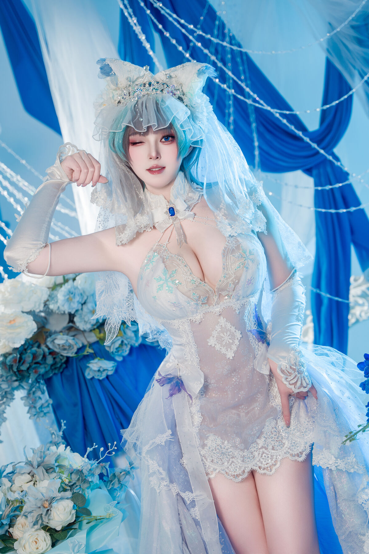 Coser@Natsuko夏夏子 - 碧蓝航线 柴郡婚纱