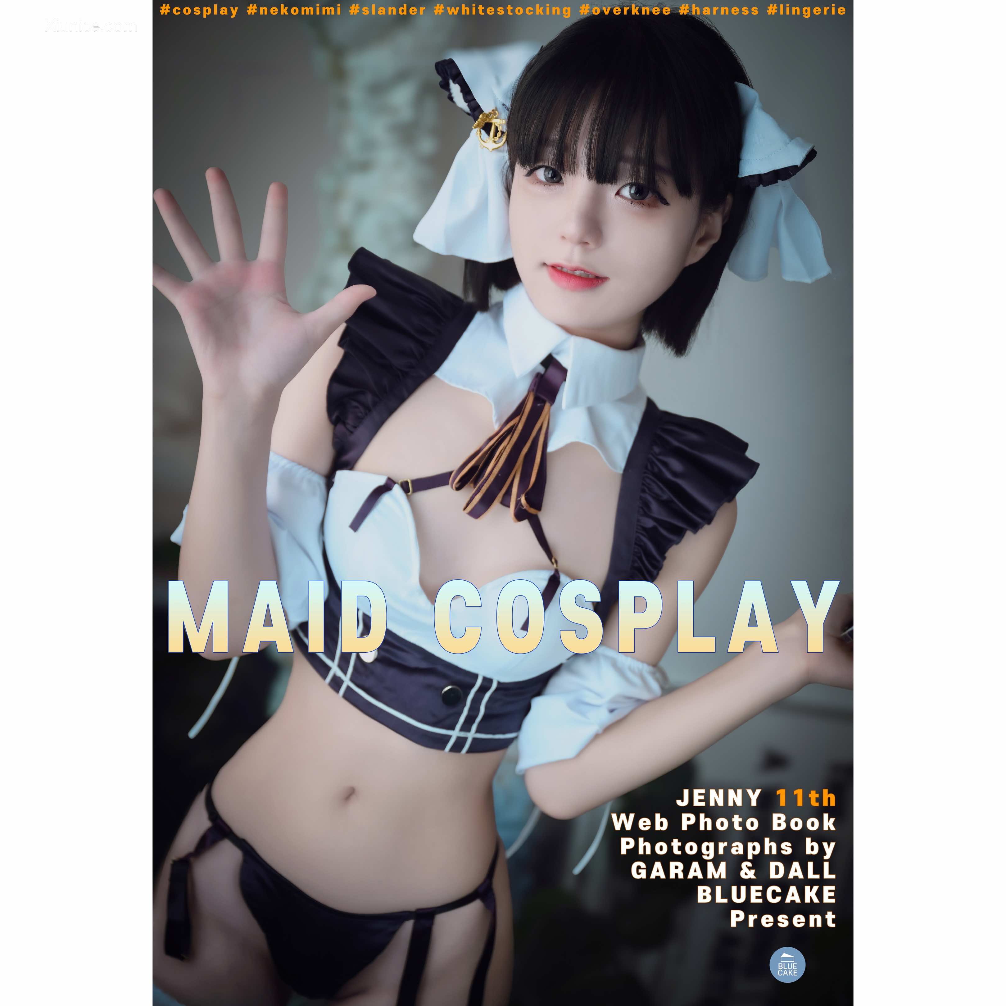 BLUECAKE Jeong Jenny (정제니) – Maid Cosplay 4K