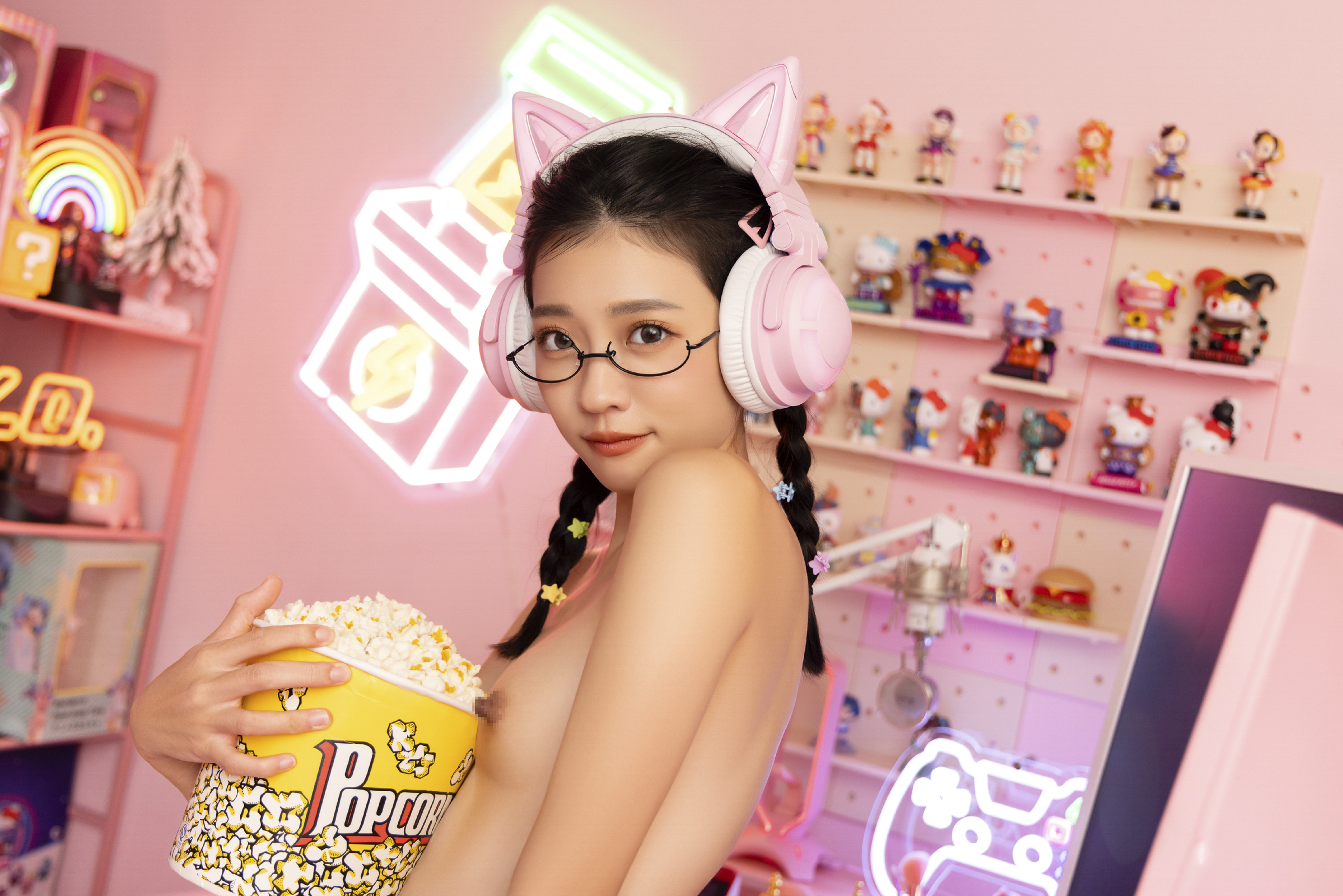 [JVID] 妍妍 Angel – 电竞少女-超可愛微乳美少女-第一次的性感開發