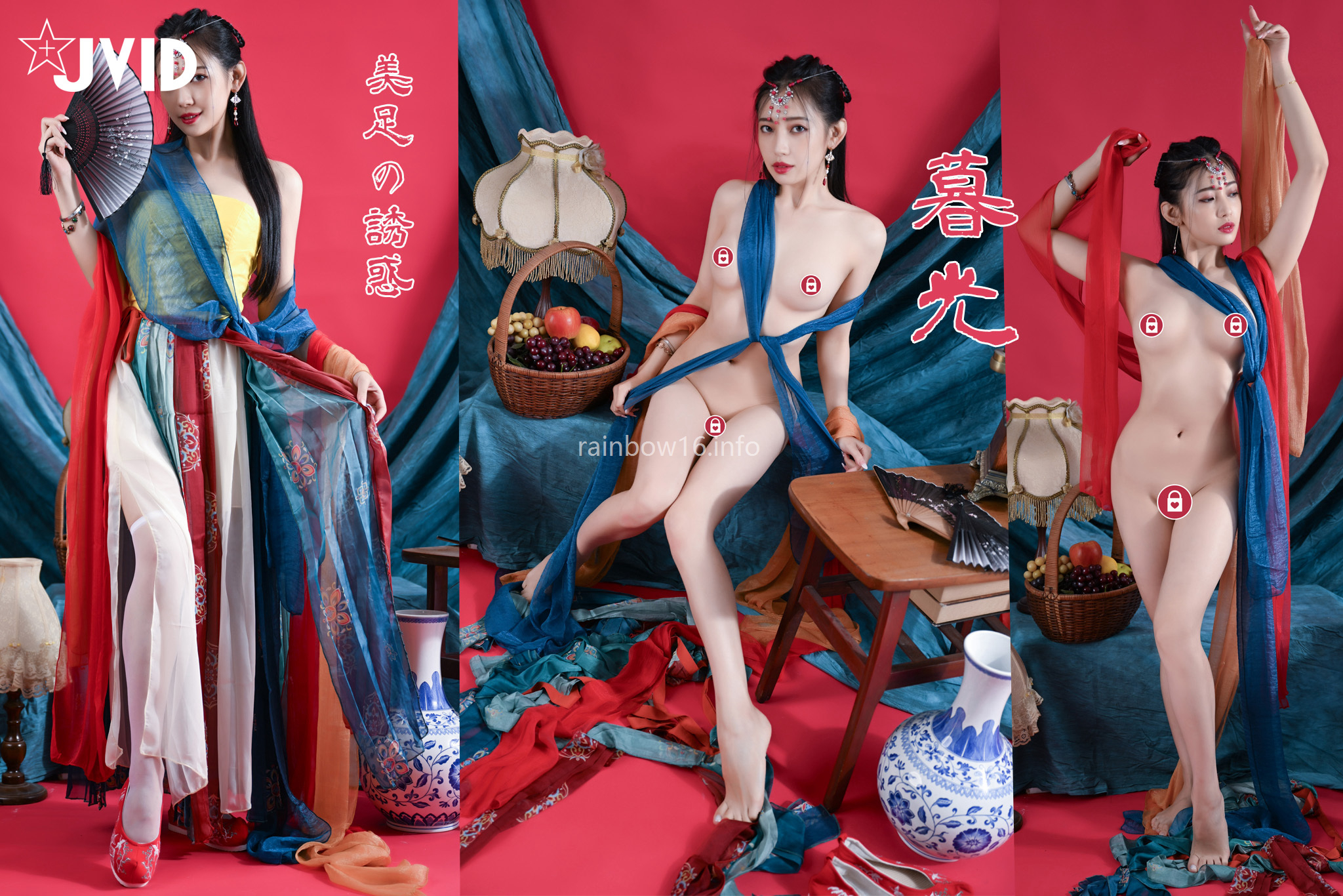 [JVID] 夏暮光 – 女神暮光敦煌風格造型服飾首度嘗試,飛越天際穿梭時空與你來場空前未有的愛戀滋味～