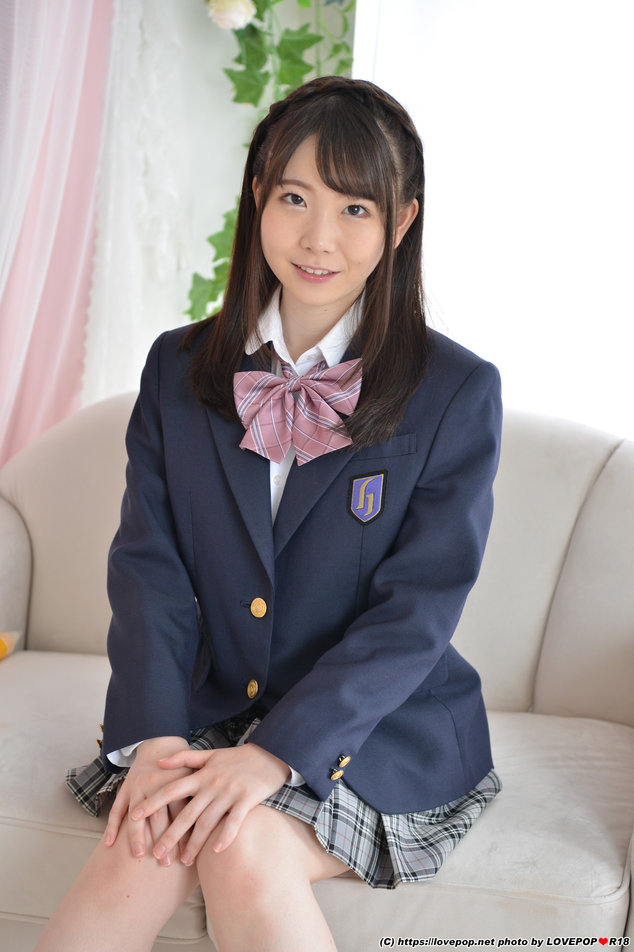[Lovepop] Kozue Fujita 藤田こずえ - No.L-0690 Photoset #006 School Uniform (Blazer)