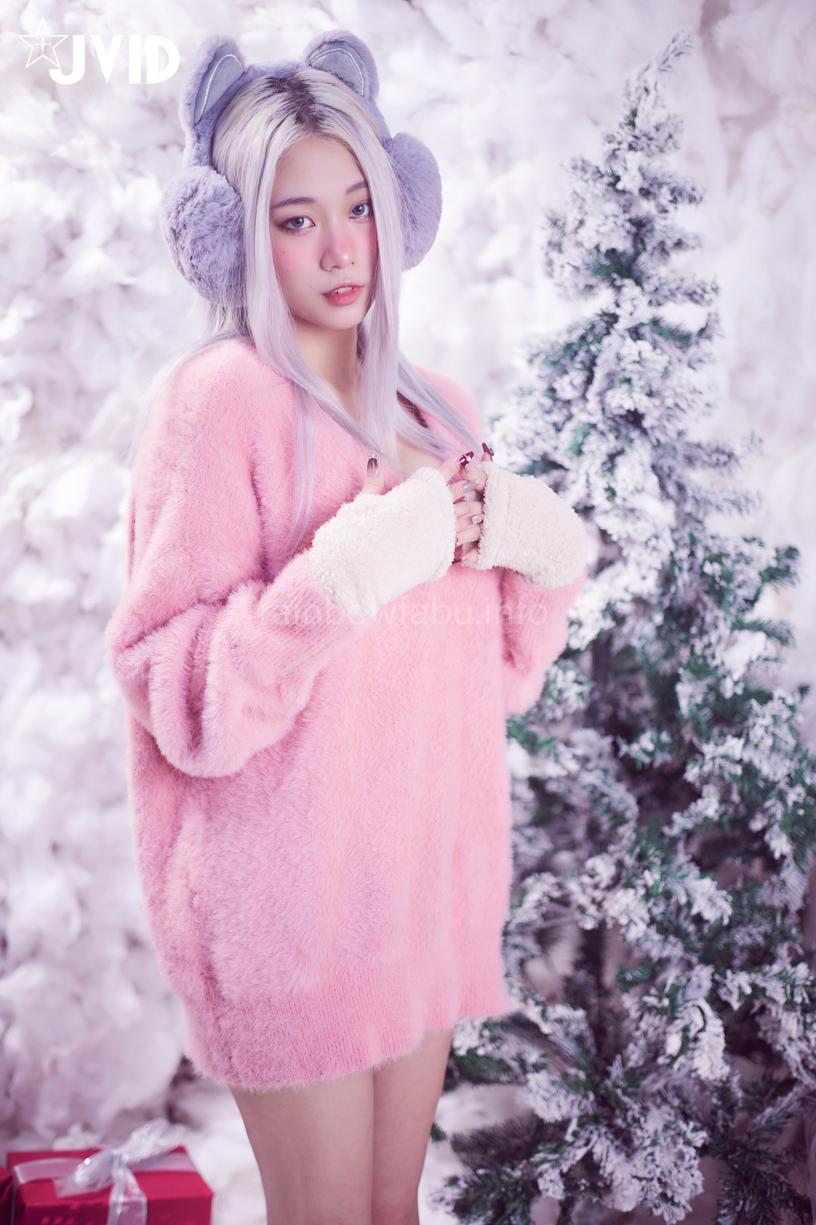 [JVID] Verna – 性感的愛死寂寞人雪女Verna陪你度過聖誕寒冬