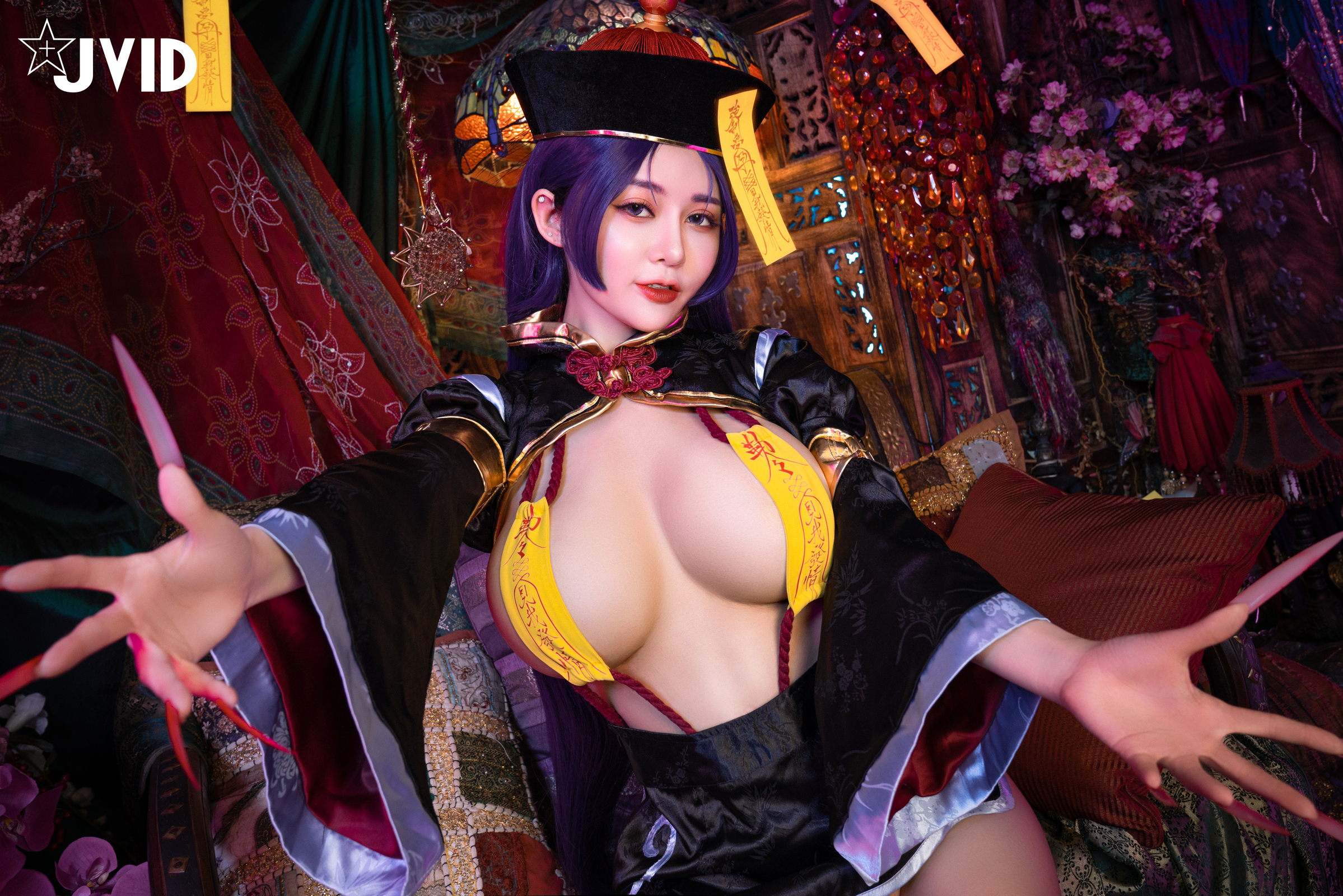 [JVID] 甜心幫 ღ 安希 – 菰蒲風動縱斜影，殭屍奶光安希膣得液滿
