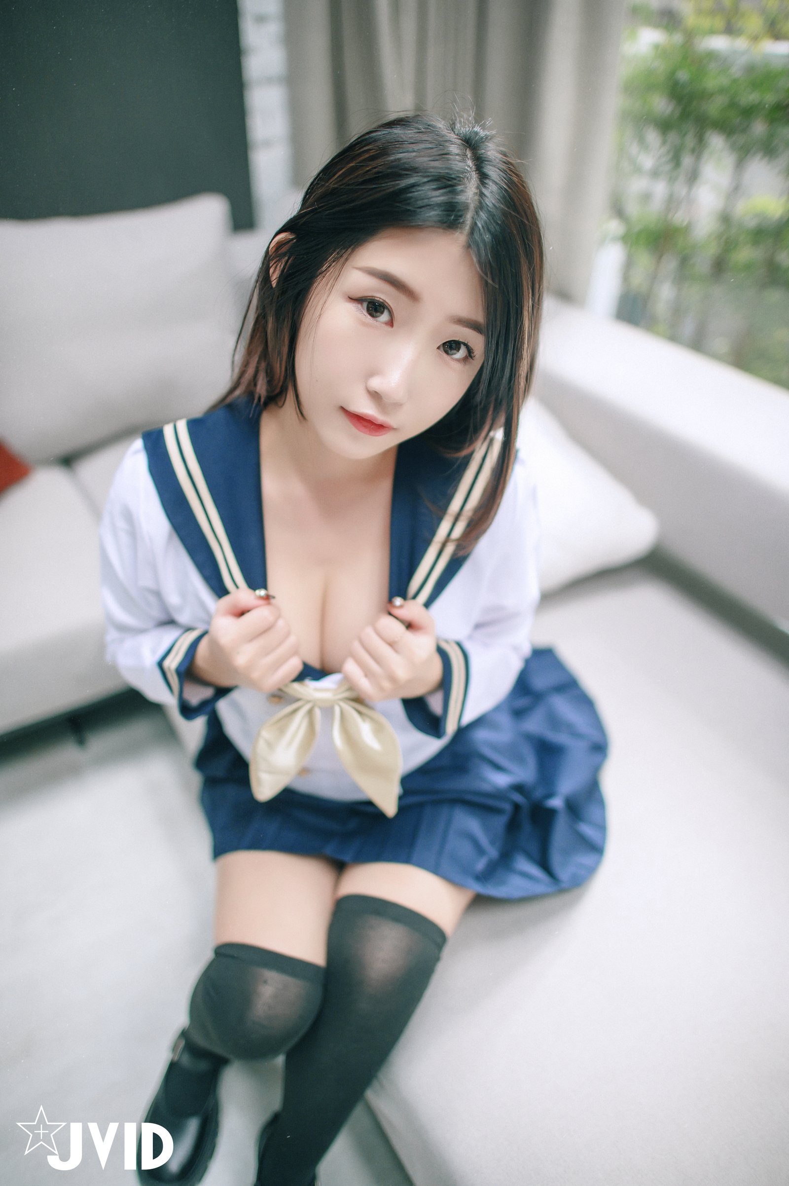 [JVID] 肉包Mini – 童顏巨乳的學生妹 肉包，放課後的特殊打工服務