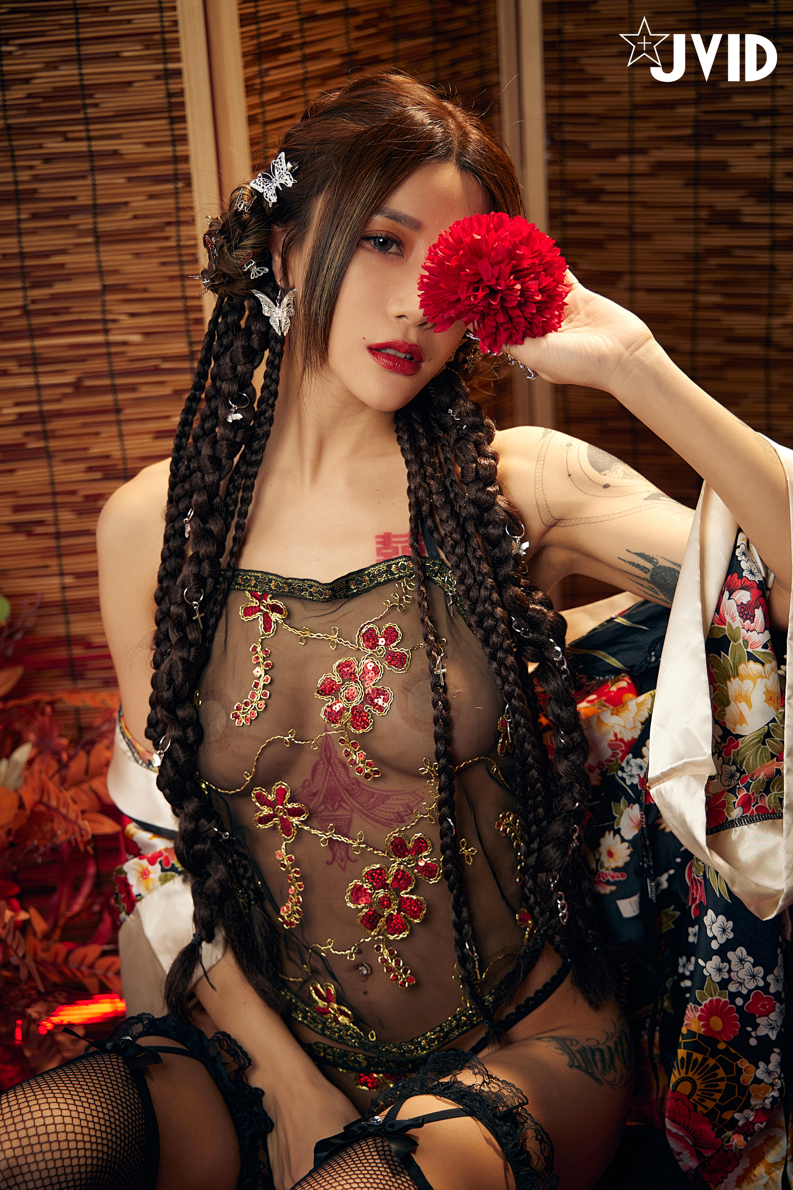 [JVID] Lara 雙囍 – 聖上寵幸首選～傾國傾城囍媚娘 婀娜多姿 酥胸外露