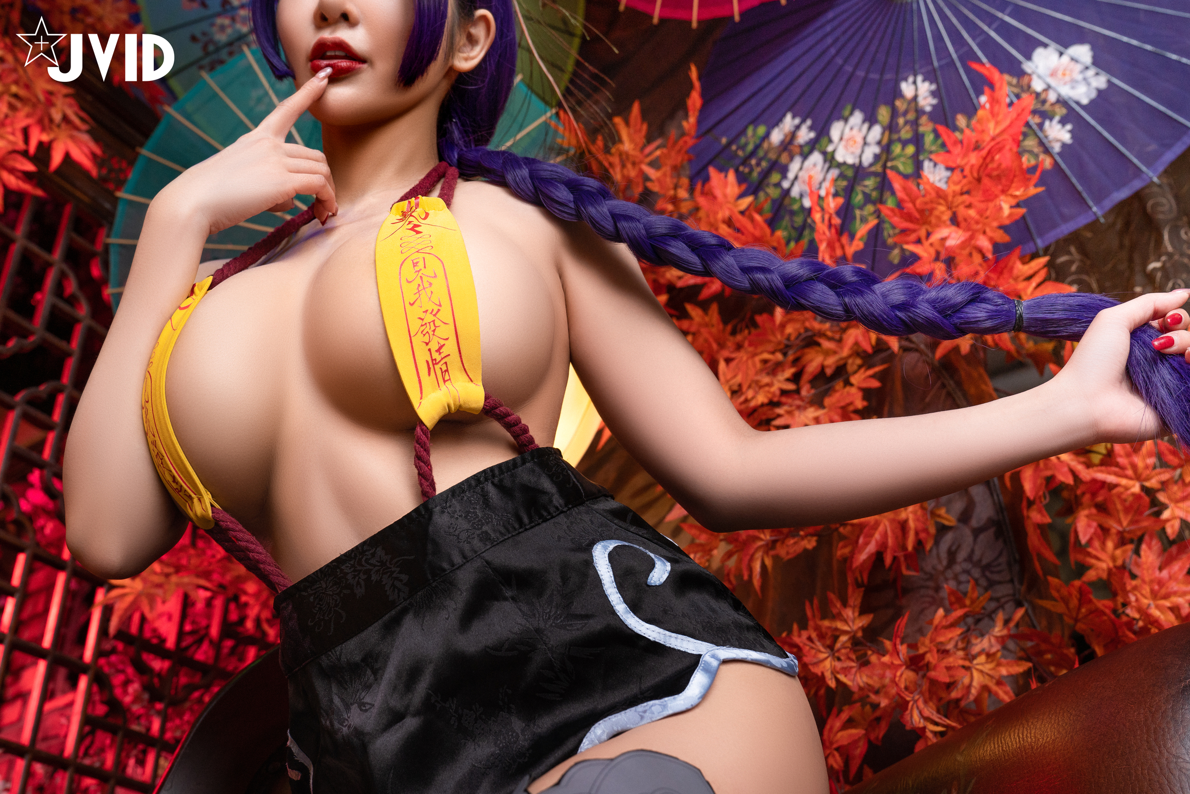 [JVID] 甜心幫 ღ 安希 – 菰蒲風動縱斜影，殭屍奶光安希膣得液滿