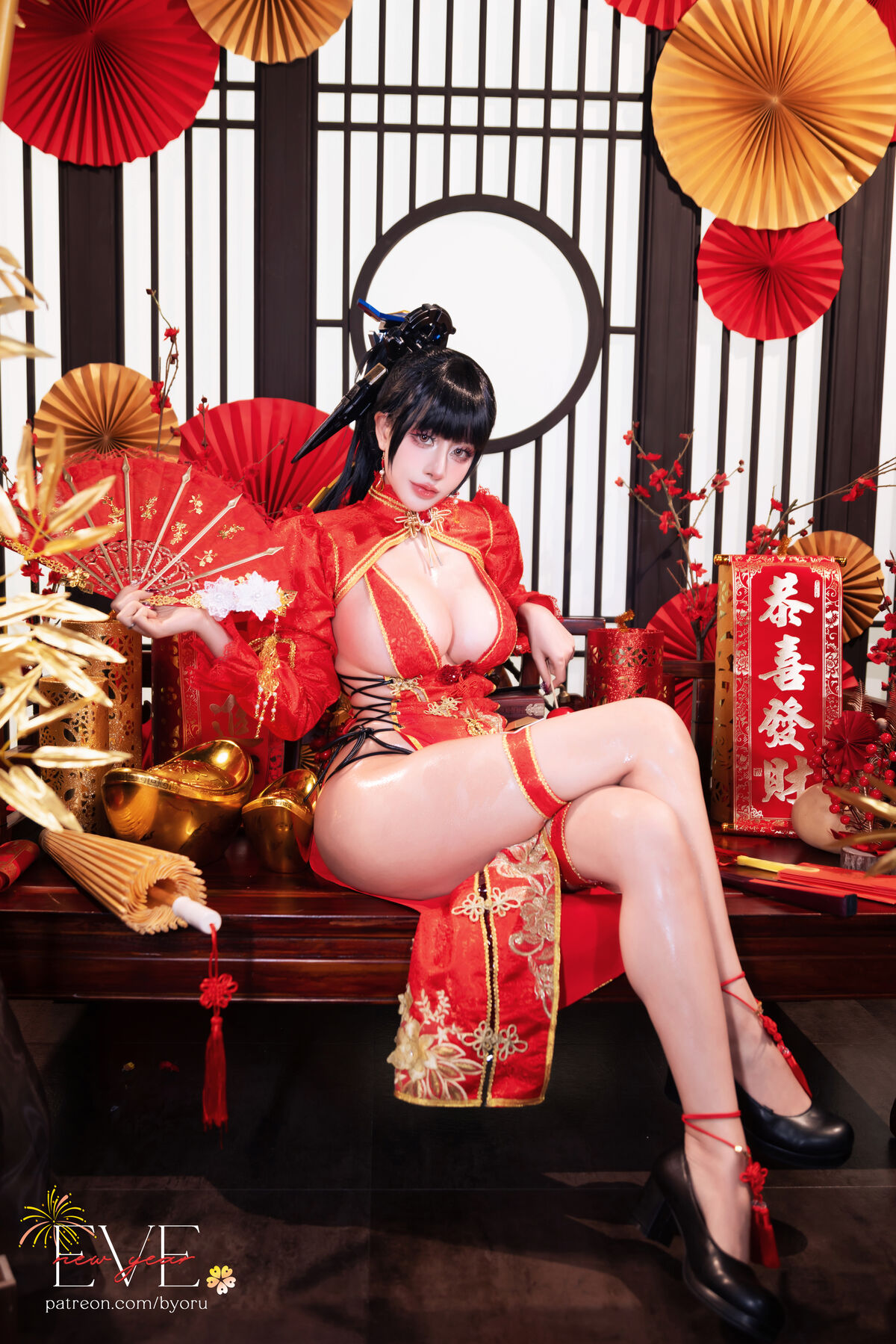 Coser@Byoru - Eve New Year Qipao