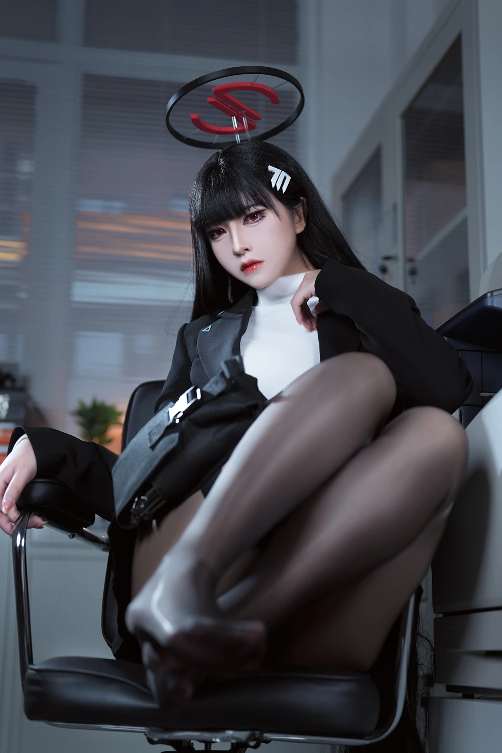 Cosplay 半半子Banbanko – 碧蓝档案 调月莉音