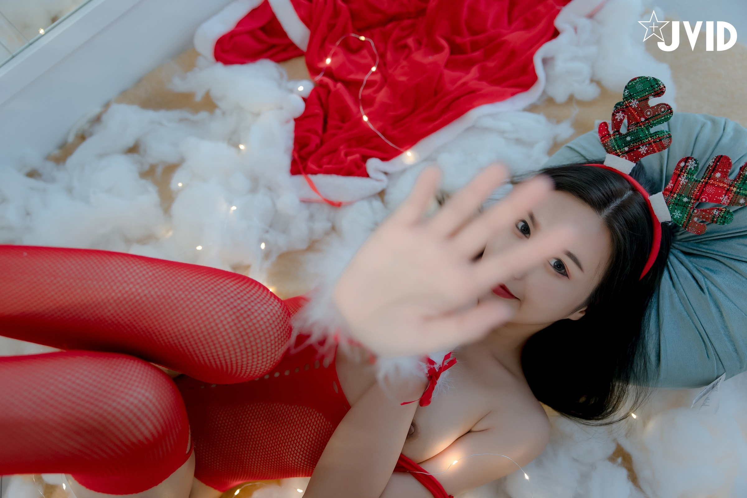 [JVID] 木木森 – 性感聖誕派對木木森超性感