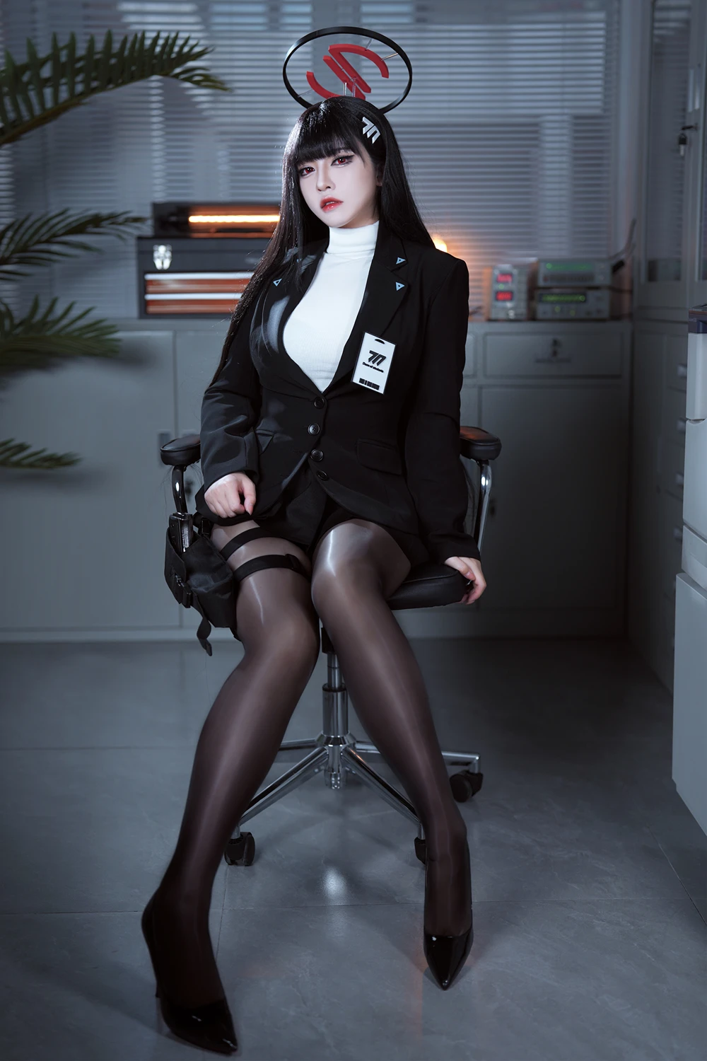 Cosplay 半半子Banbanko – 碧蓝档案 调月莉音