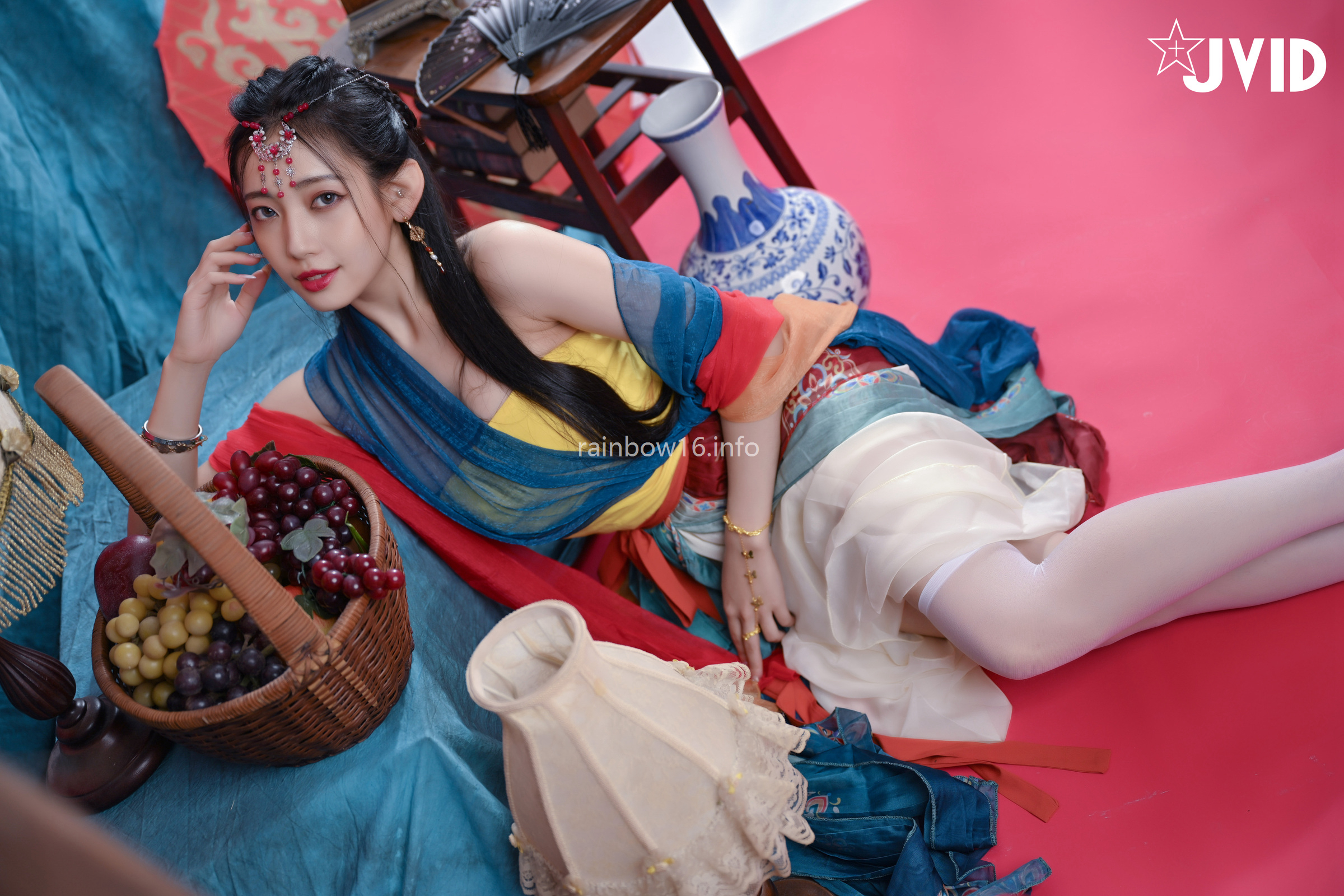 [JVID] 夏暮光 – 女神暮光敦煌風格造型服飾首度嘗試,飛越天際穿梭時空與你來場空前未有的愛戀滋味～