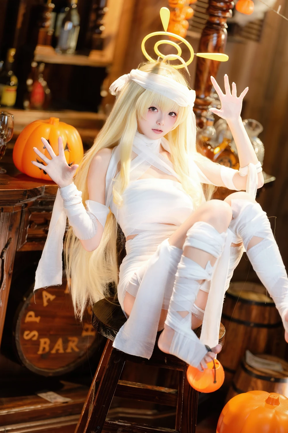 Cosplay 九柒喵 – 好美＆妃咲万圣节