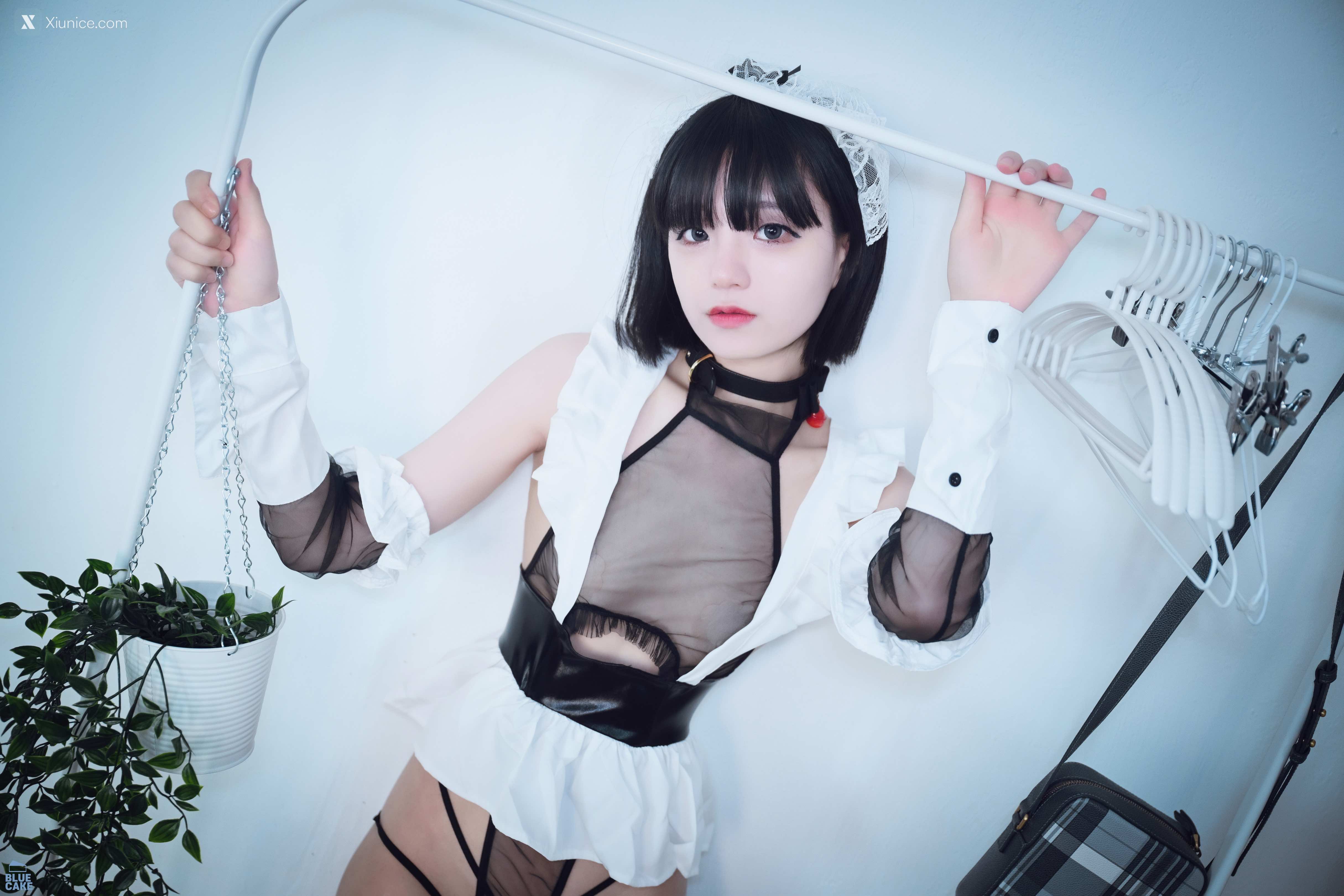 BLUECAKE Jeong Jenny (정제니) – Maid Cosplay 4K