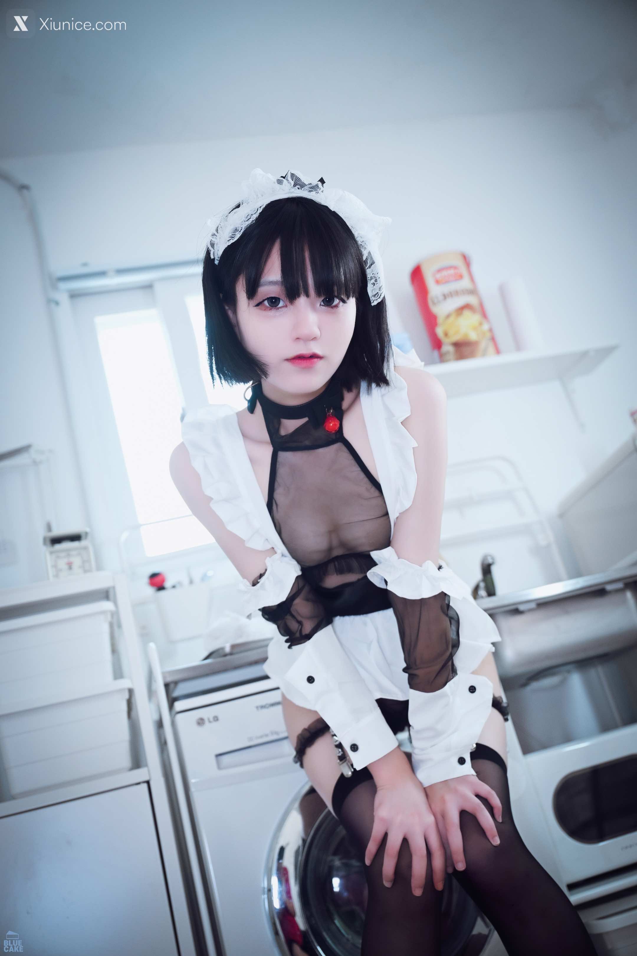 BLUECAKE Jeong Jenny (정제니) – Maid Cosplay 4K