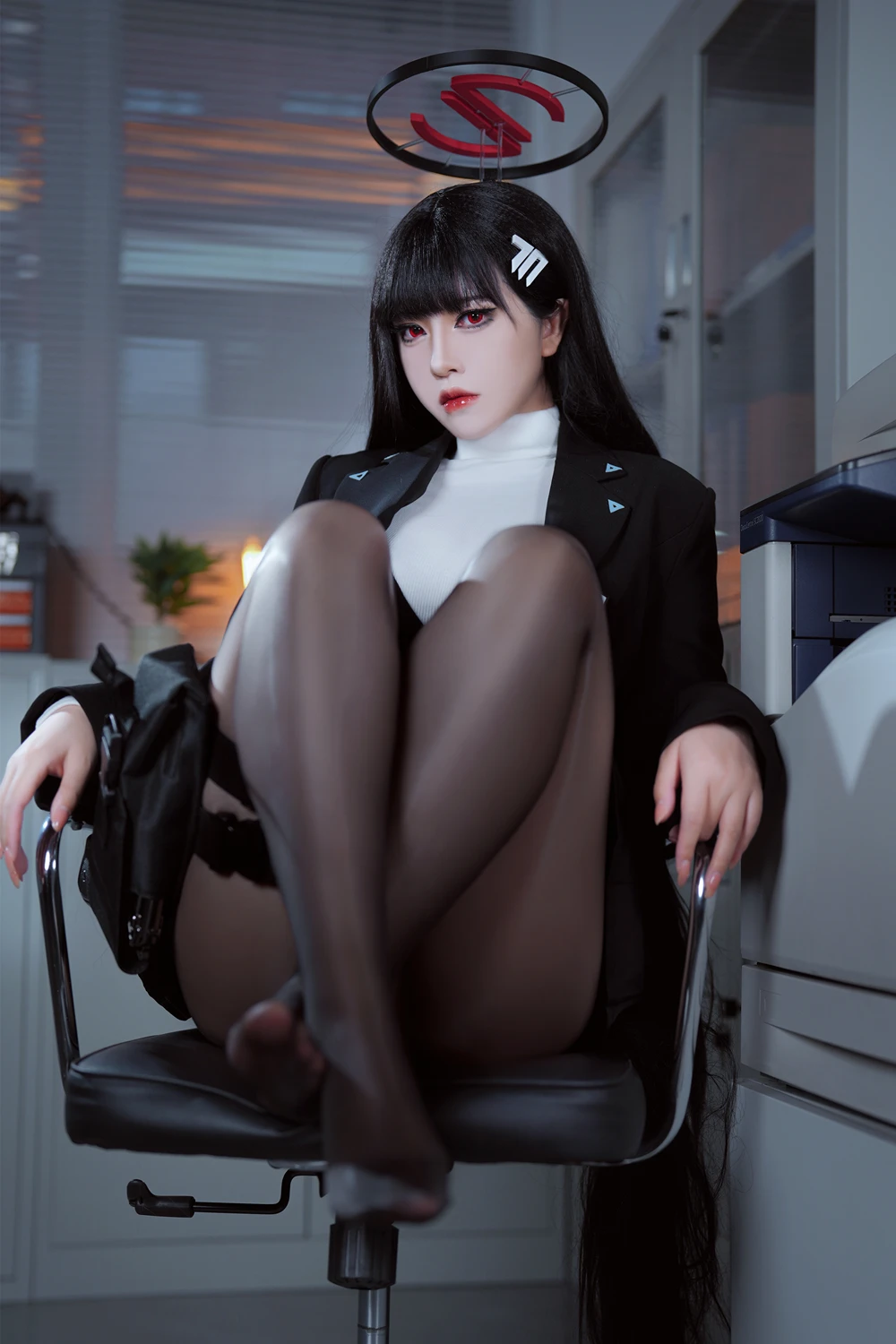 Cosplay 半半子Banbanko – 碧蓝档案 调月莉音