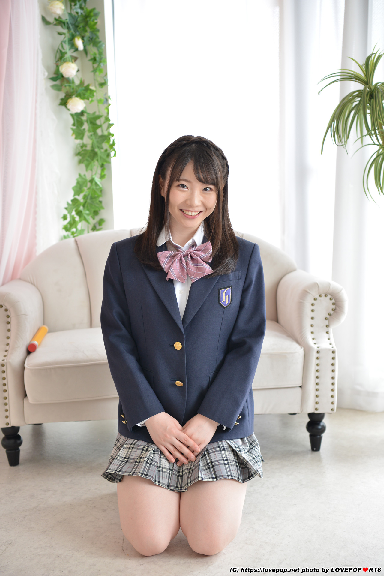 [Lovepop] Kozue Fujita 藤田こずえ - No.L-0690 Photoset #006 School Uniform (Blazer)