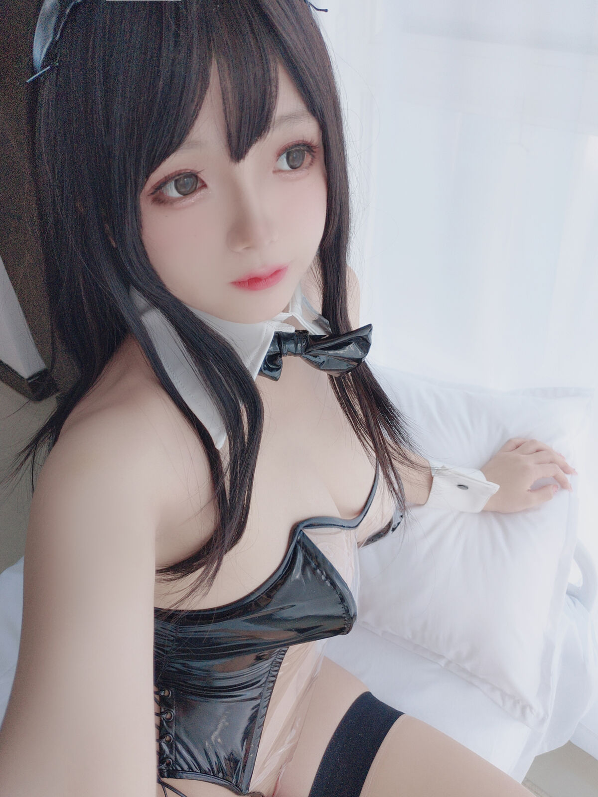 Coser@日奈娇 - 透明兔女郎自拍 20 Coser@日奈娇 - 透明兔女郎自拍