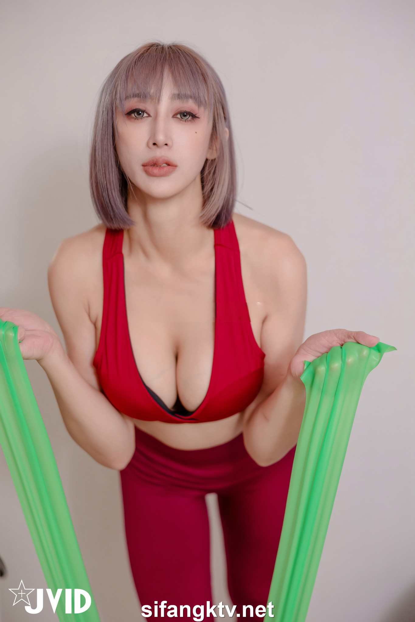 [JVID] Sharon 雪倫 – 健身學員 強制脫衣 特寫掰穴