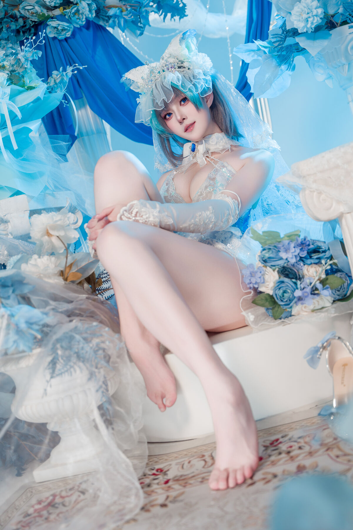 Coser@Natsuko夏夏子 - 碧蓝航线 柴郡婚纱