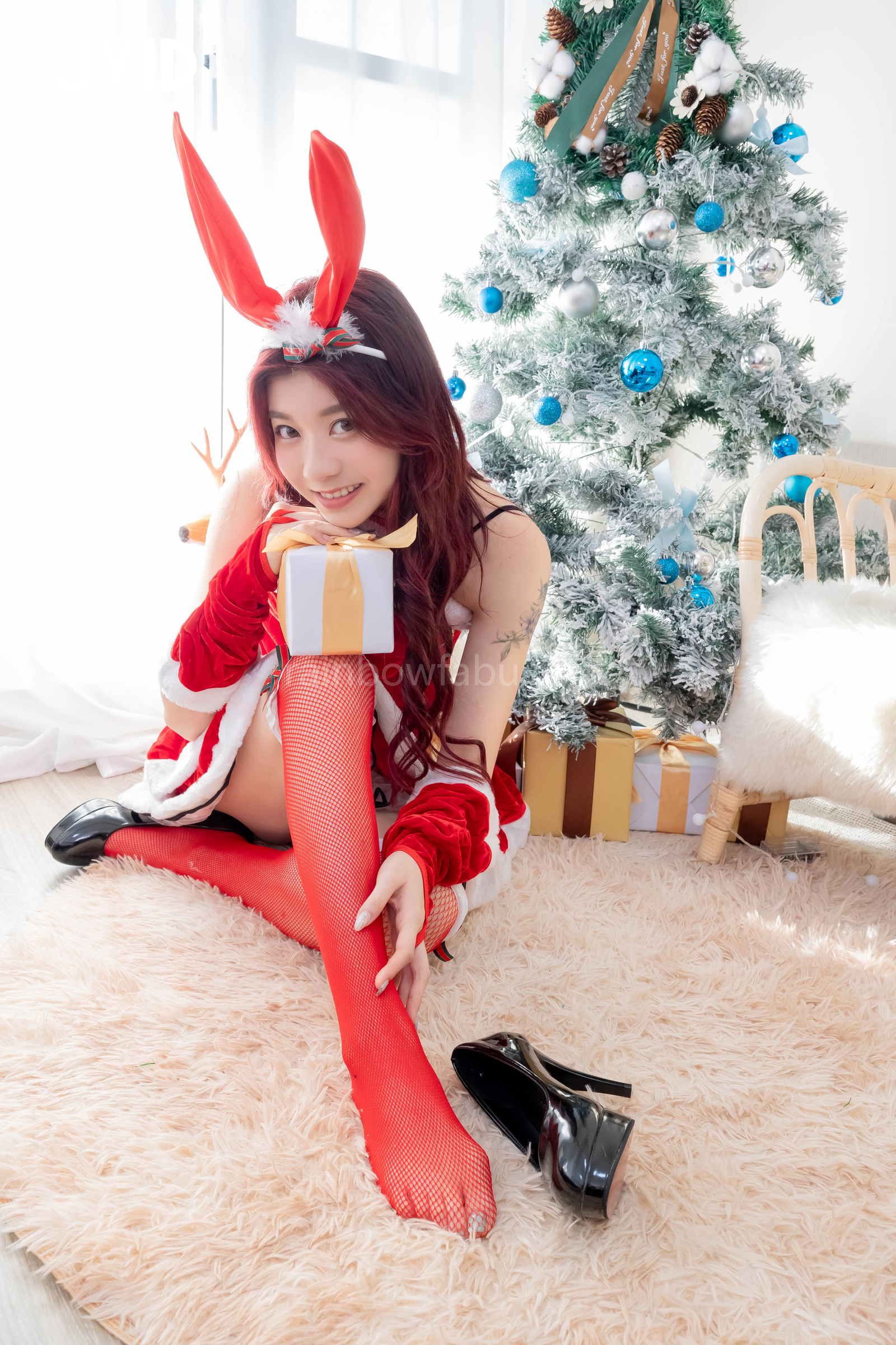 [JVID] Caroline卡洛琳 – 暗戀中的超正學妹今年的交換禮物很不一樣….💦💦