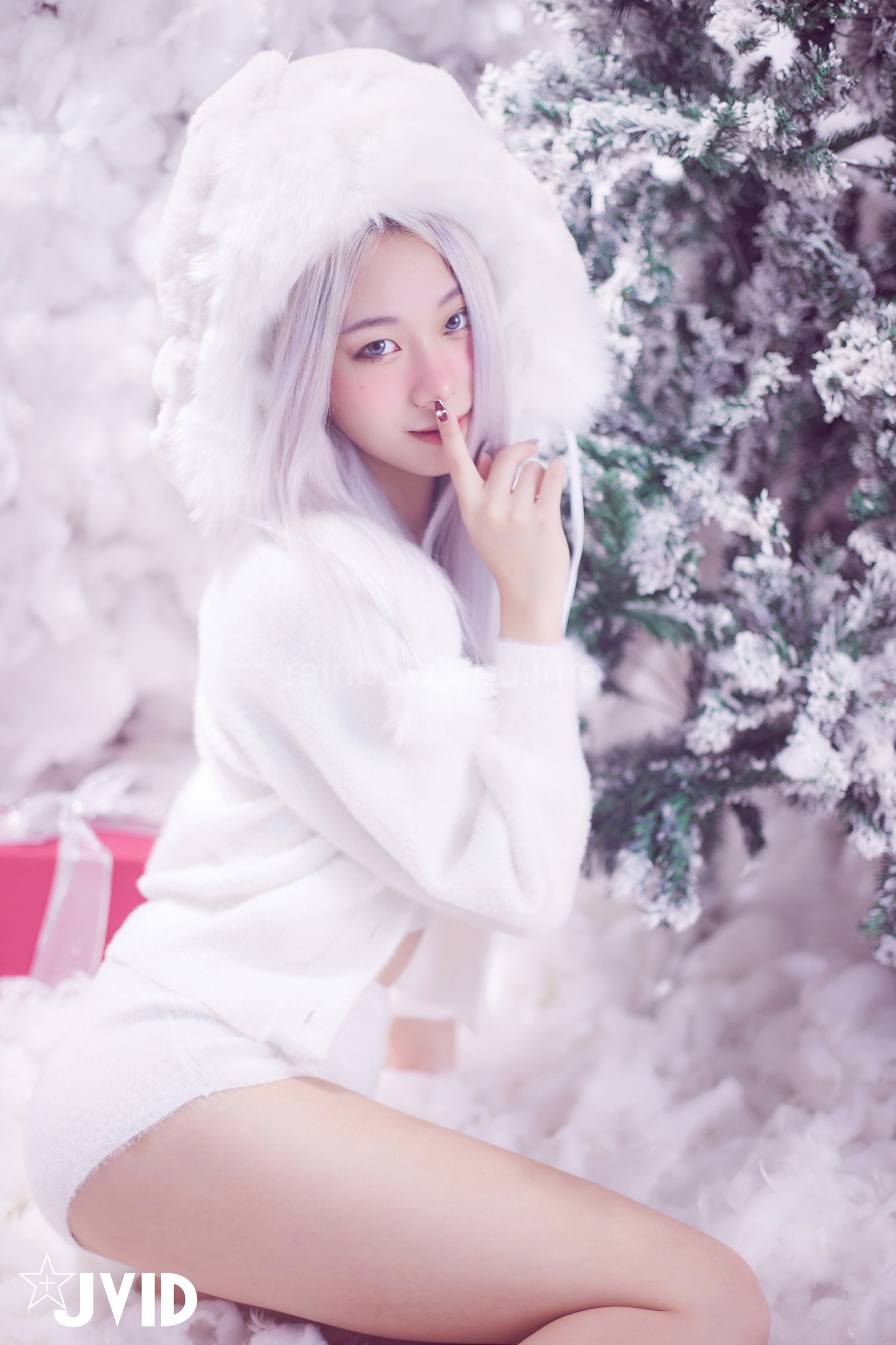 [JVID] Verna – 性感的愛死寂寞人雪女Verna陪你度過聖誕寒冬