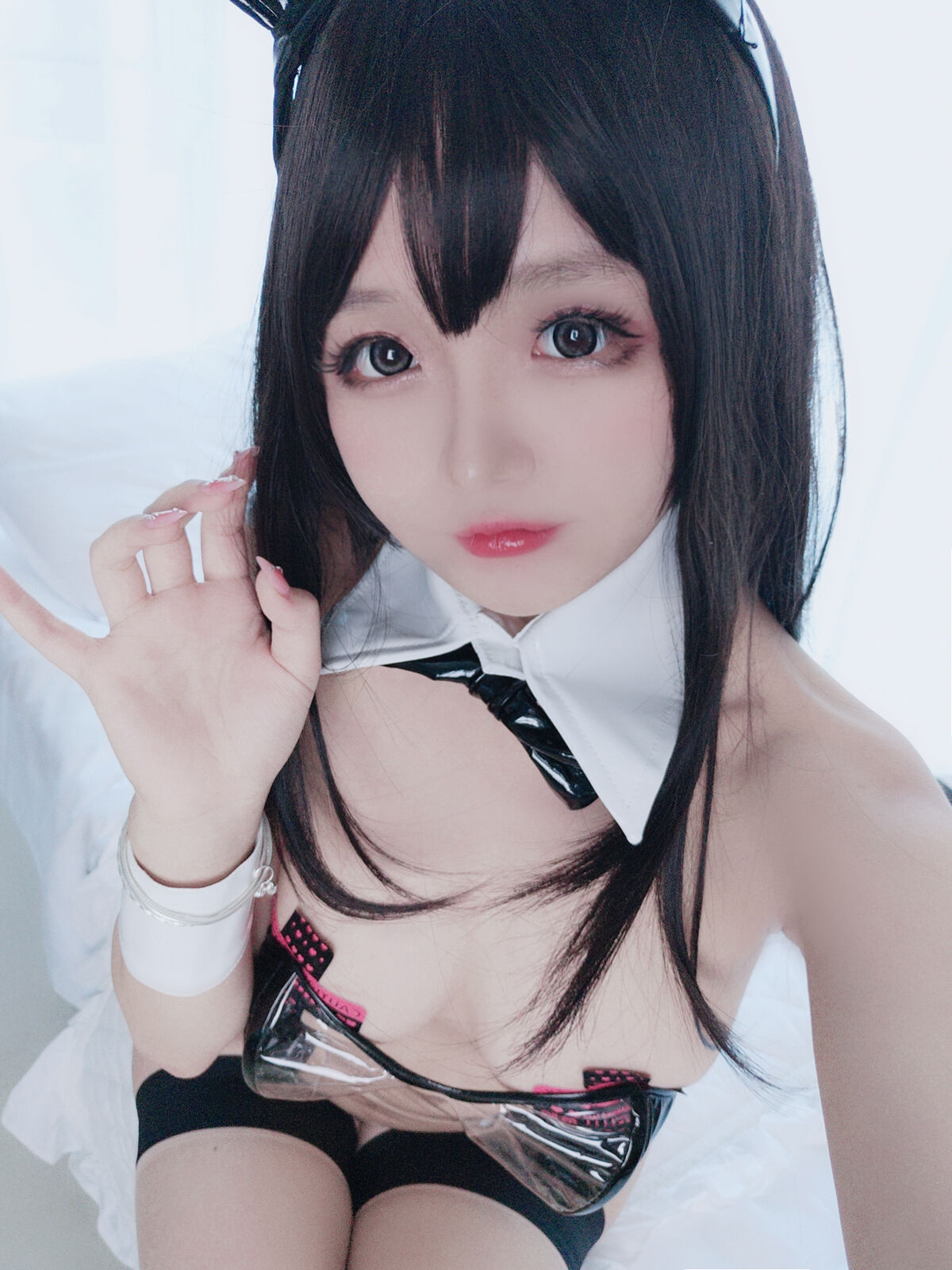 Coser@日奈娇 - 透明兔女郎自拍 22 Coser@日奈娇 - 透明兔女郎自拍