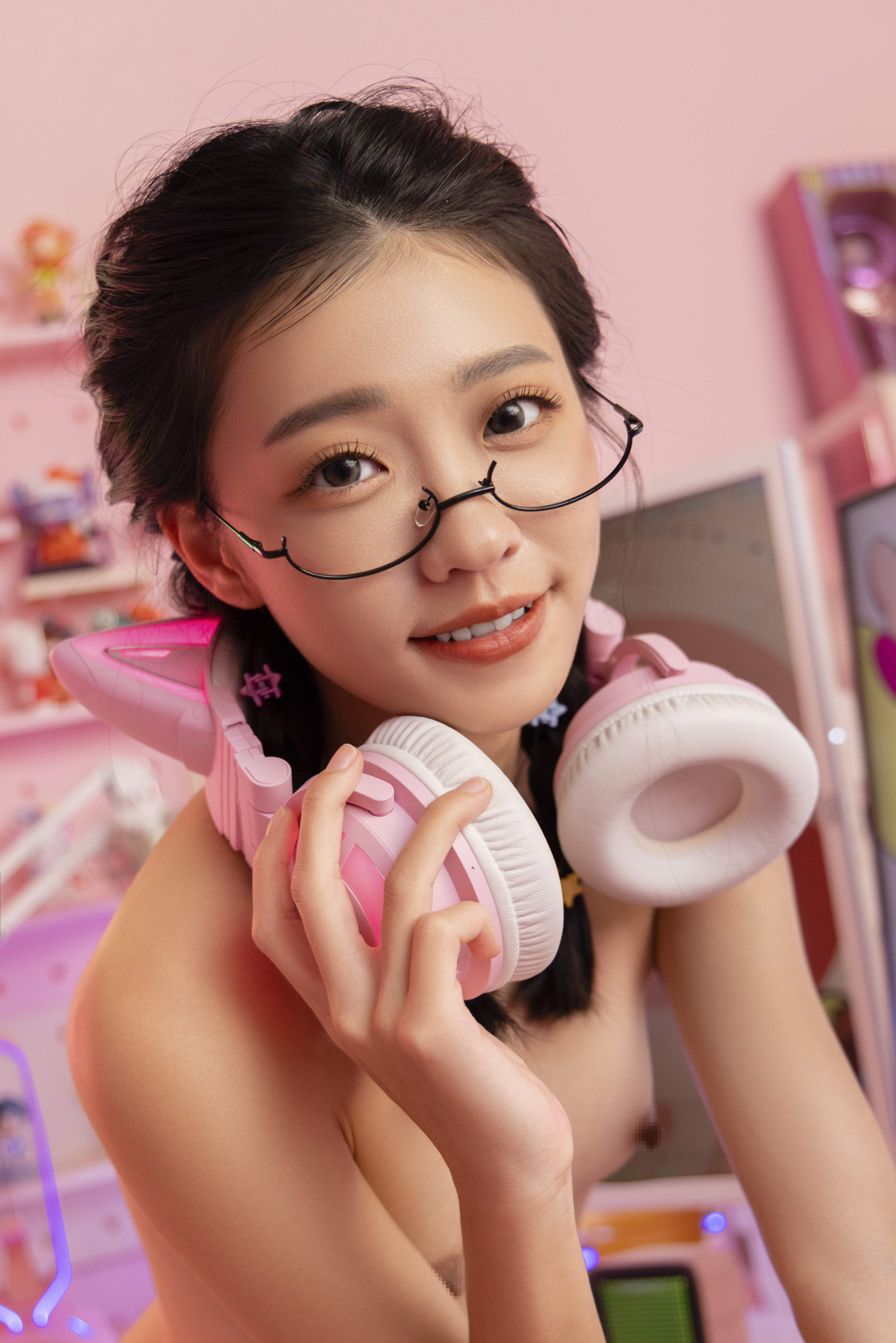 [JVID] 妍妍 Angel – 电竞少女-超可愛微乳美少女-第一次的性感開發