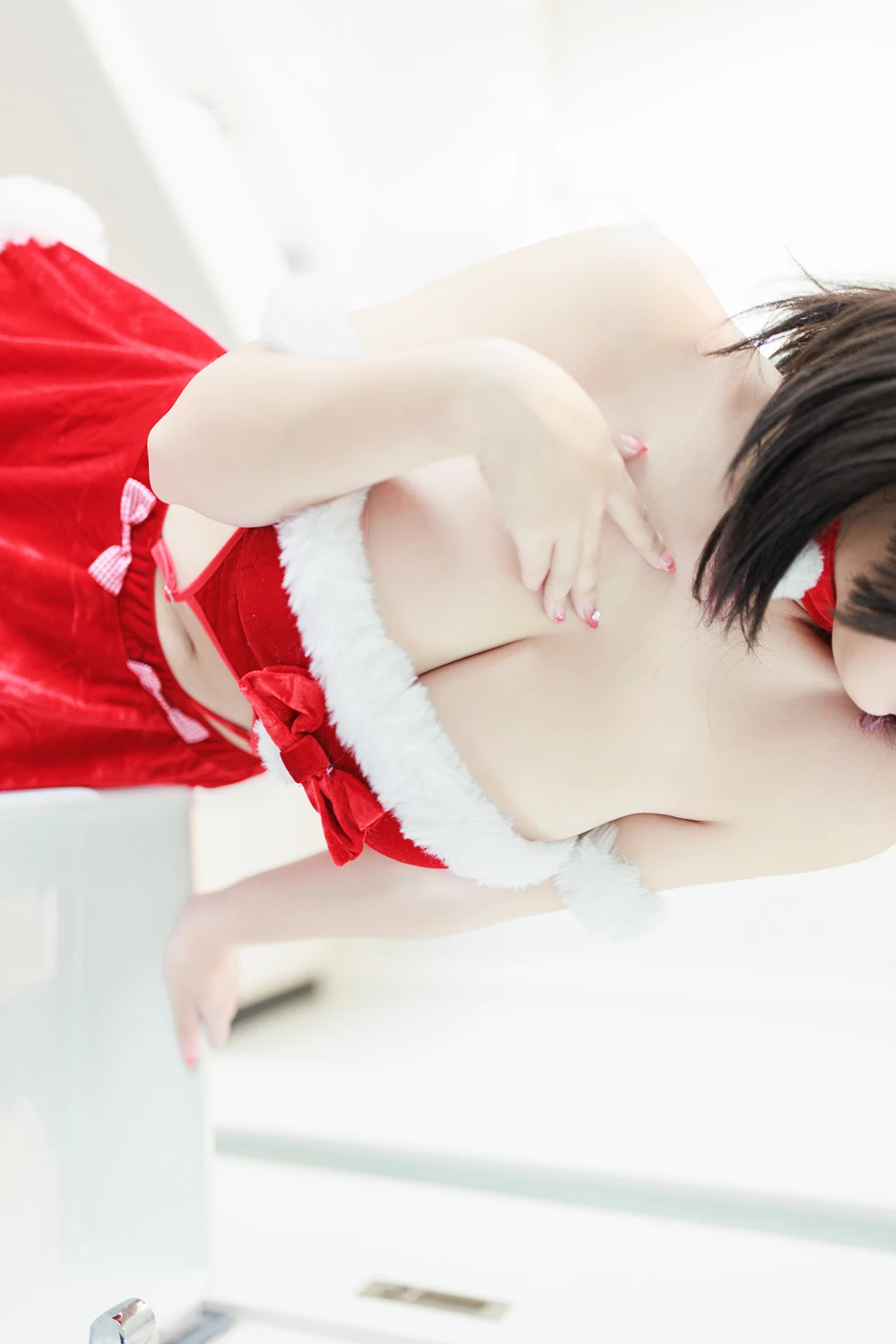Cosplay 阿雪雪 – 圣诞居家
