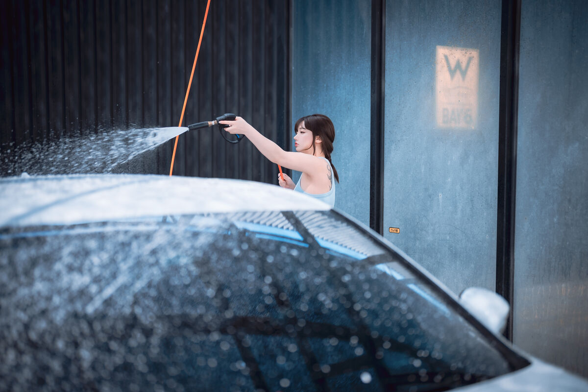 DJAWA Son Ye-Eun 손예은 - Wash My Car Part01