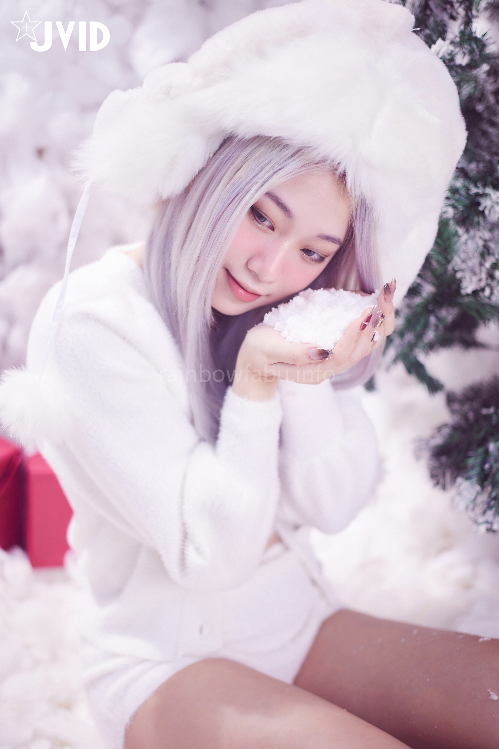 [JVID] Verna – 性感的愛死寂寞人雪女Verna陪你度過聖誕寒冬