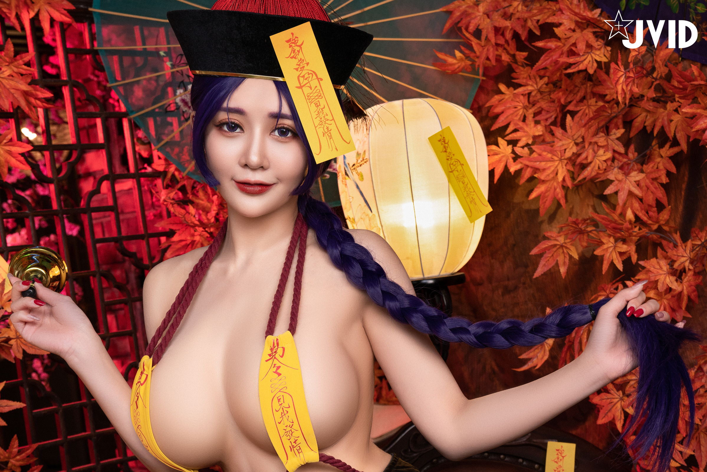 [JVID] 甜心幫 ღ 安希 – 菰蒲風動縱斜影，殭屍奶光安希膣得液滿