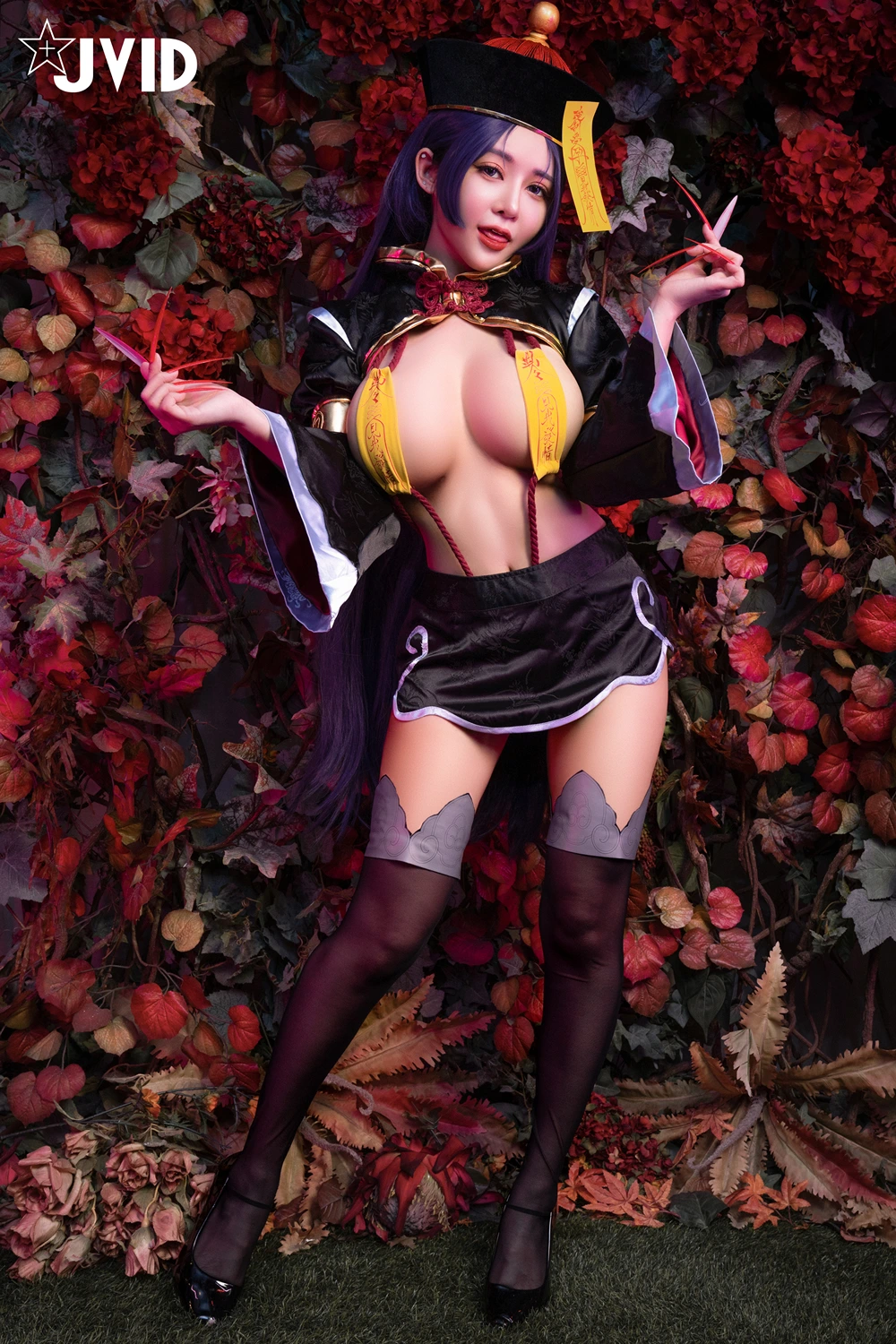 JVID 甜心幫 ღ 安希 – 菰蒲風動縱斜影，殭屍奶光安希膣得液滿