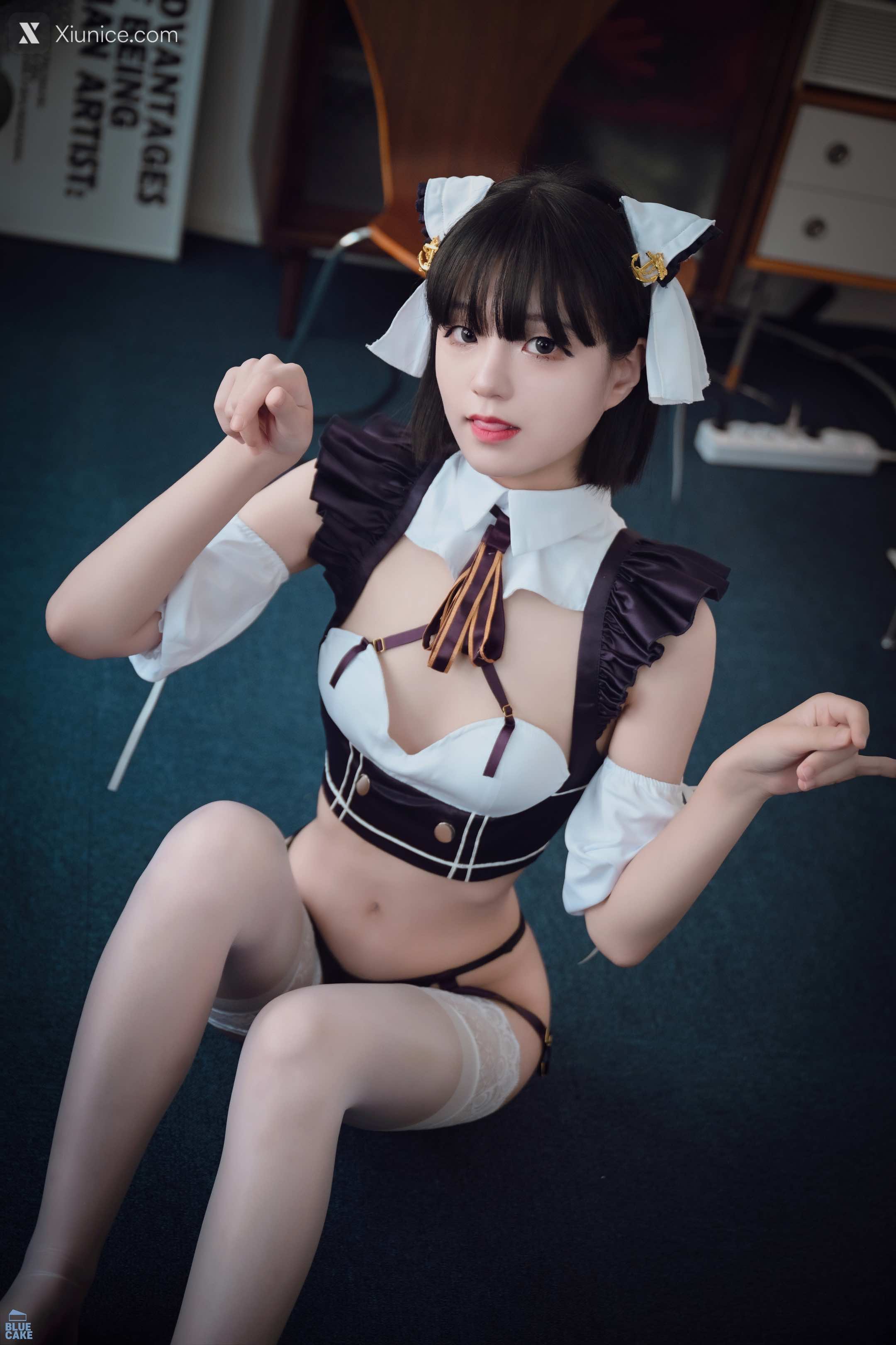 BLUECAKE Jeong Jenny (정제니) – Maid Cosplay 4K