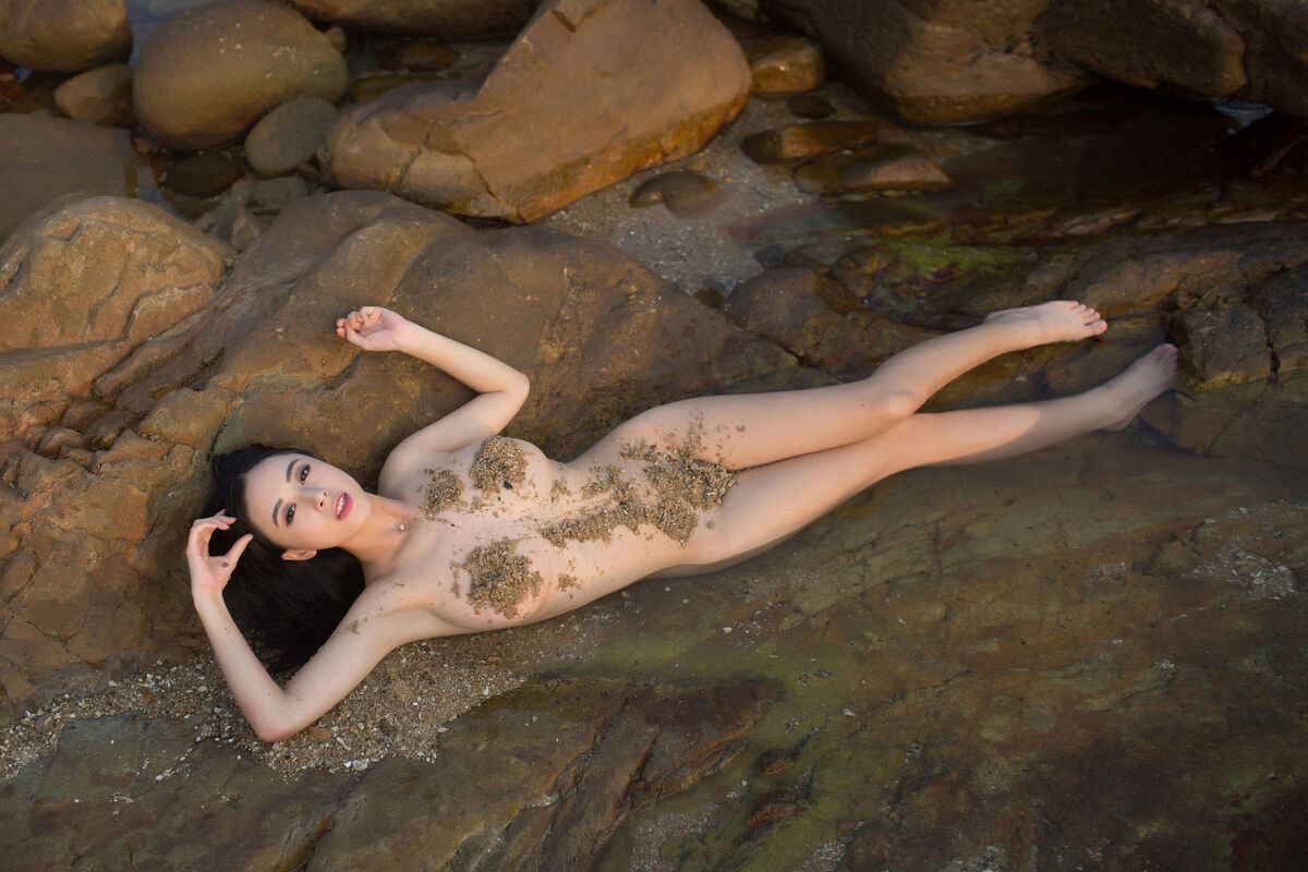 Private Photoshoot 黄可人 - 纯欲女神 户外海边私拍 Part05