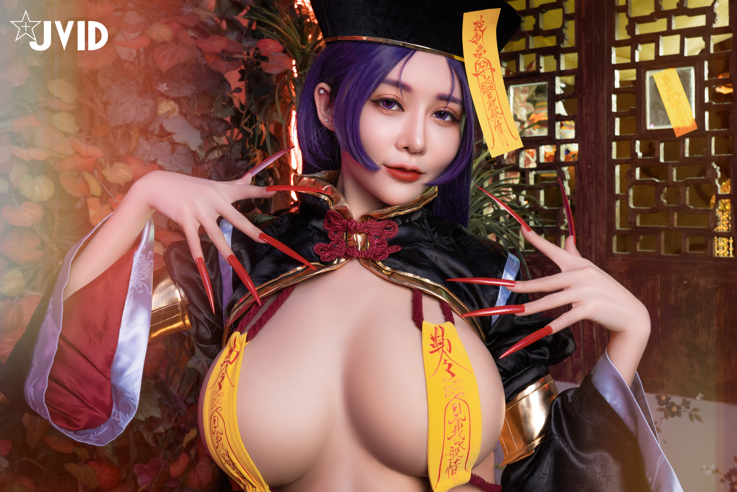 [JVID] 甜心幫 ღ 安希 – 菰蒲風動縱斜影，殭屍奶光安希膣得液滿