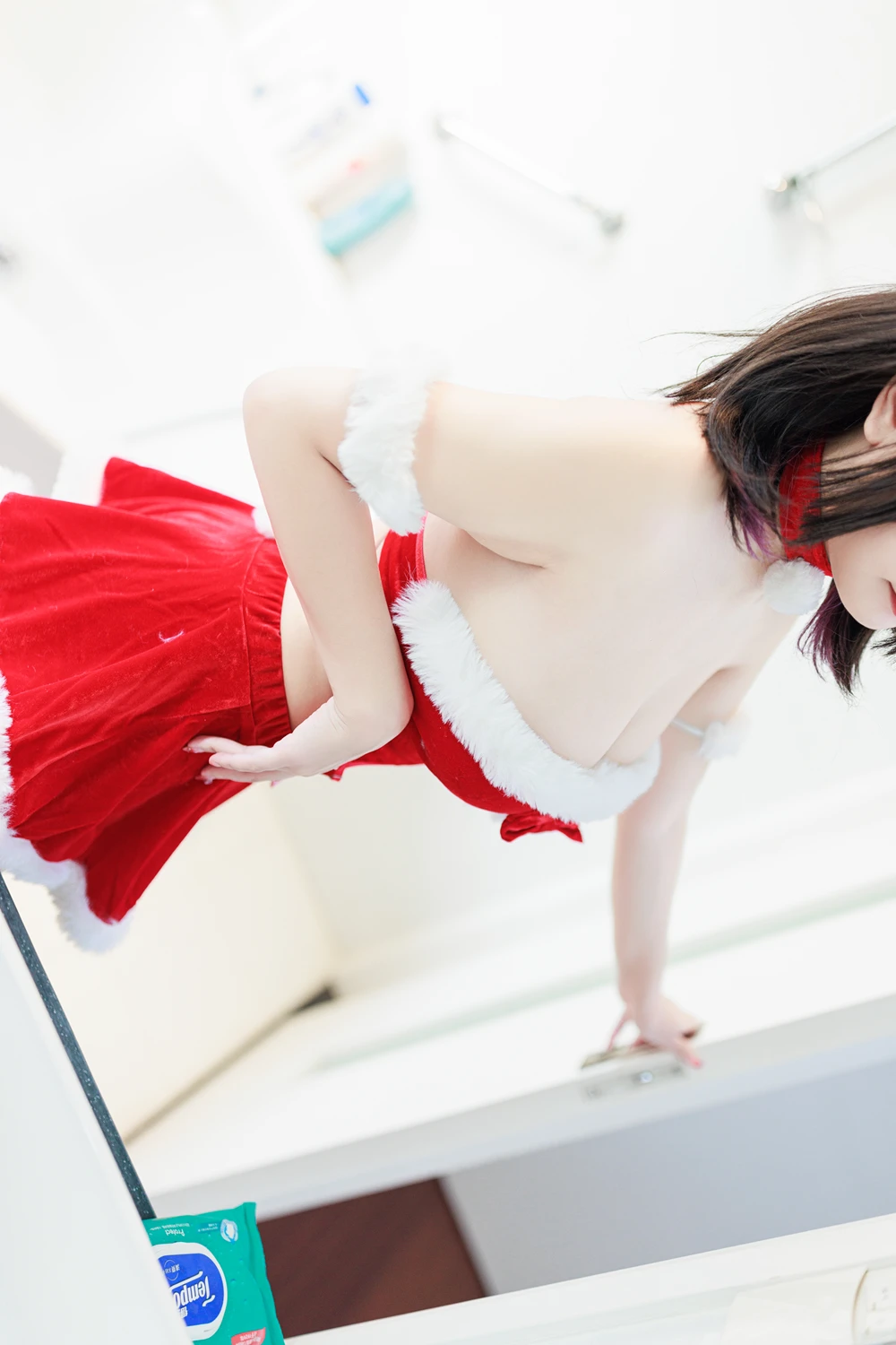 Cosplay 阿雪雪 – 圣诞居家